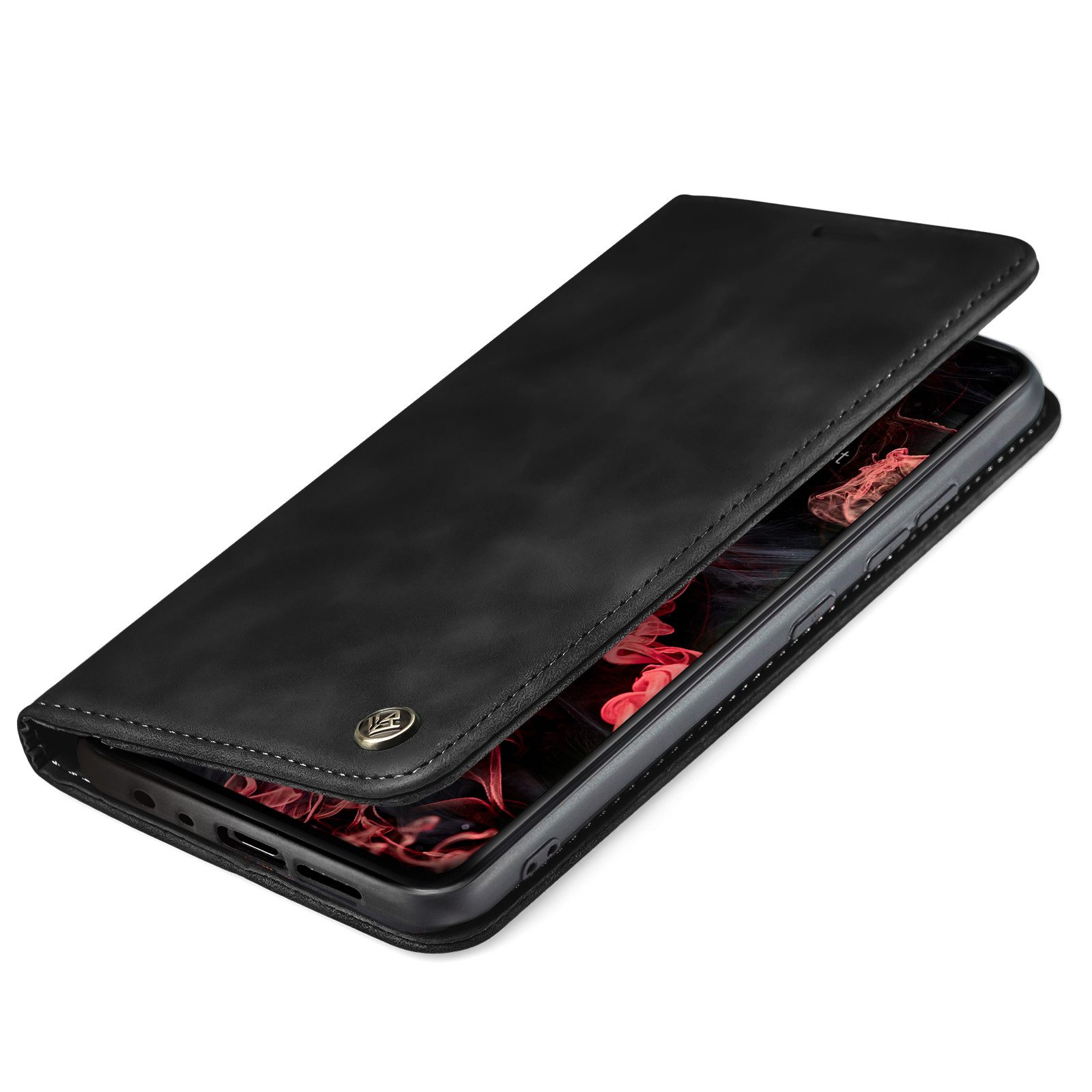 Tec-Expert Handyhülle Tasche Hülle für Huawei P30 Lite 6.15 Zoll, 6.15, Cover Klapphülle Case mit Kartenfach Fliphülle aufstellbar
