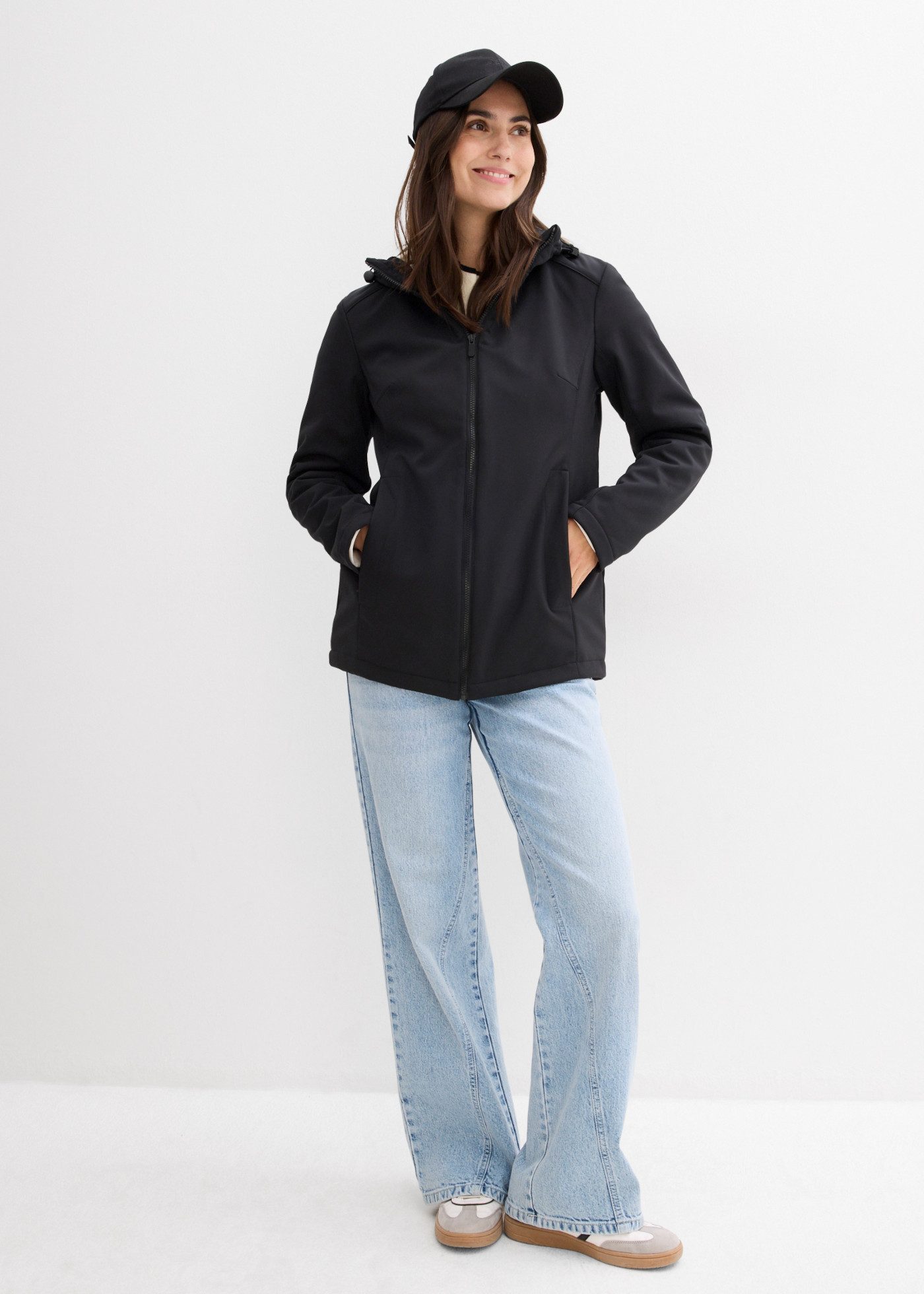 bonprix Umstandsjacke mit zwei Einsätzen für Schwangerschaft und Babytragen, Loose Fit – Bild 5 von 5