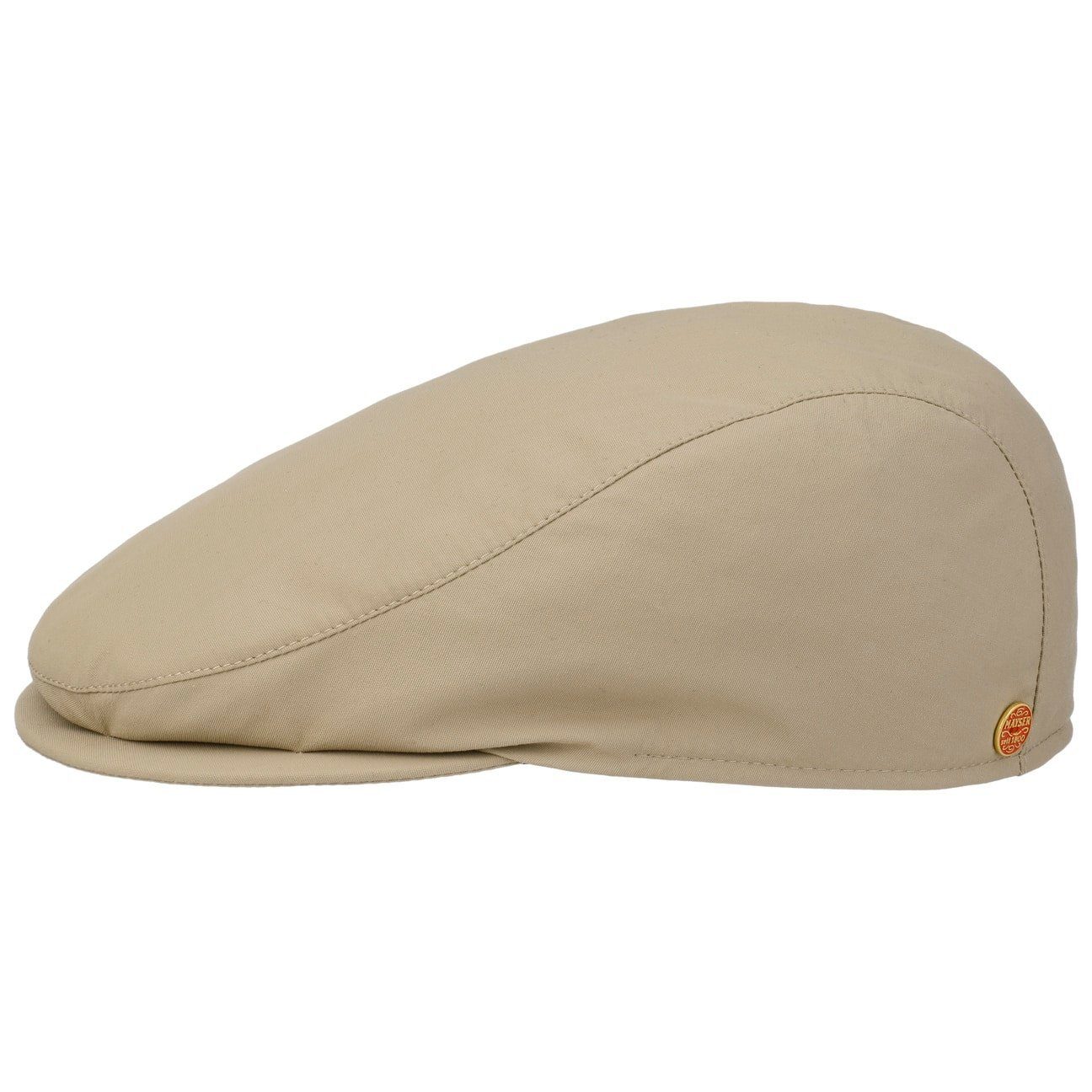 Mayser Flat Cap (1-St) Flatcap mit Schirm, Made in the EU beige
