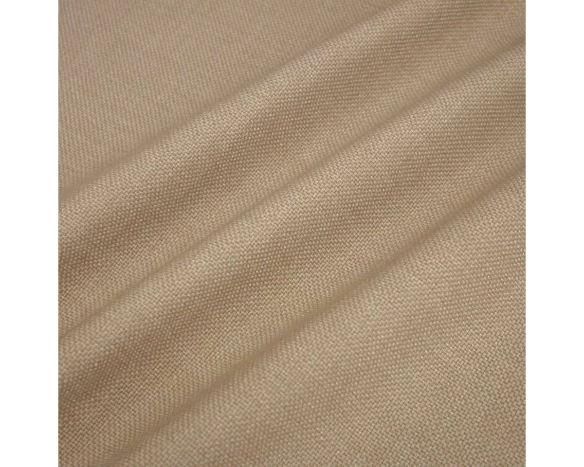 Thumbnail - Stofferia Stoff Outdoorstoff Uni Jimmiz Plain Ecru, Breite 140 cm, Meterware