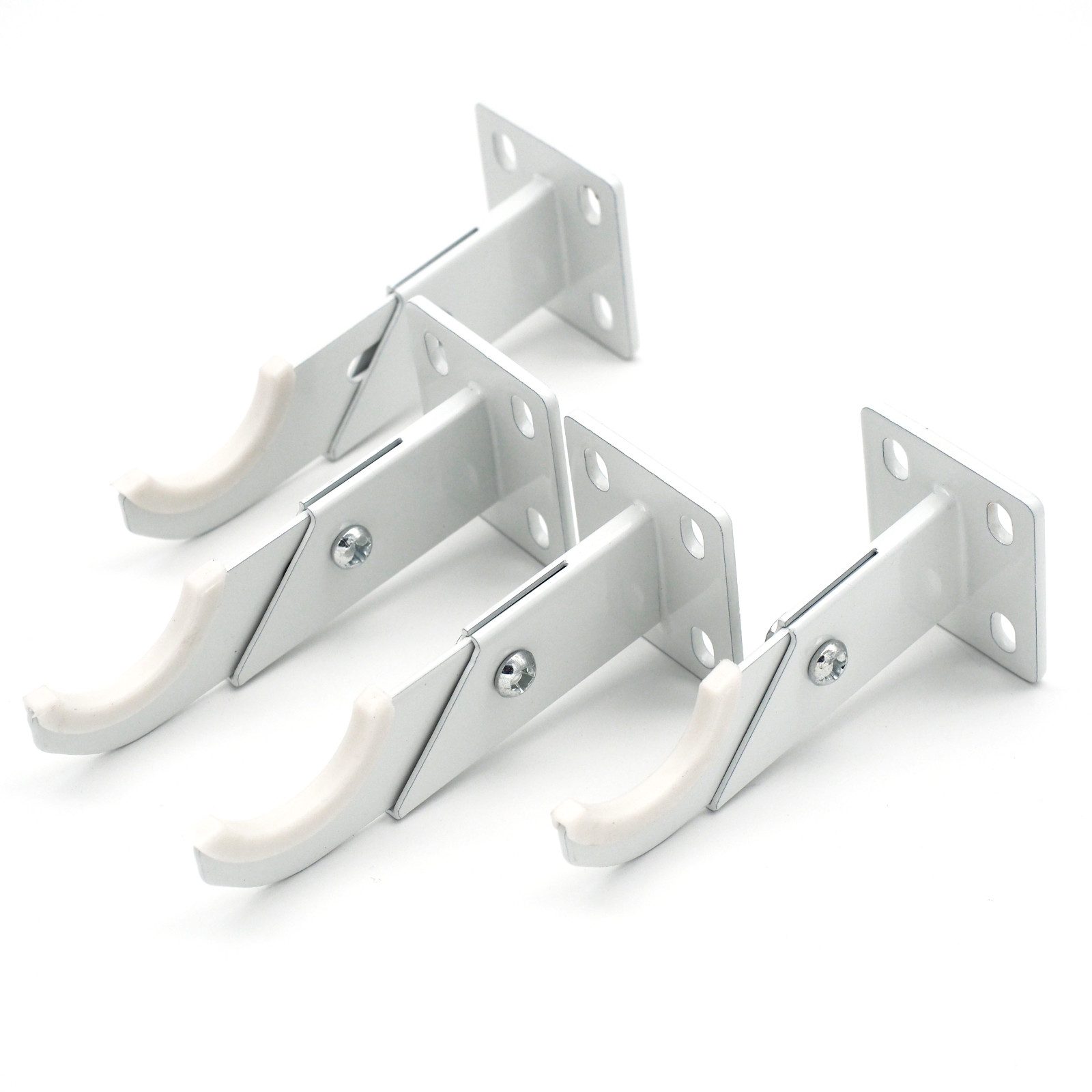 WITEN&NOCK Wandhalterung 4er Set Wandhalter für Heizkörper verstellbar ausziehbar 70-95 mm, (4-tlg)