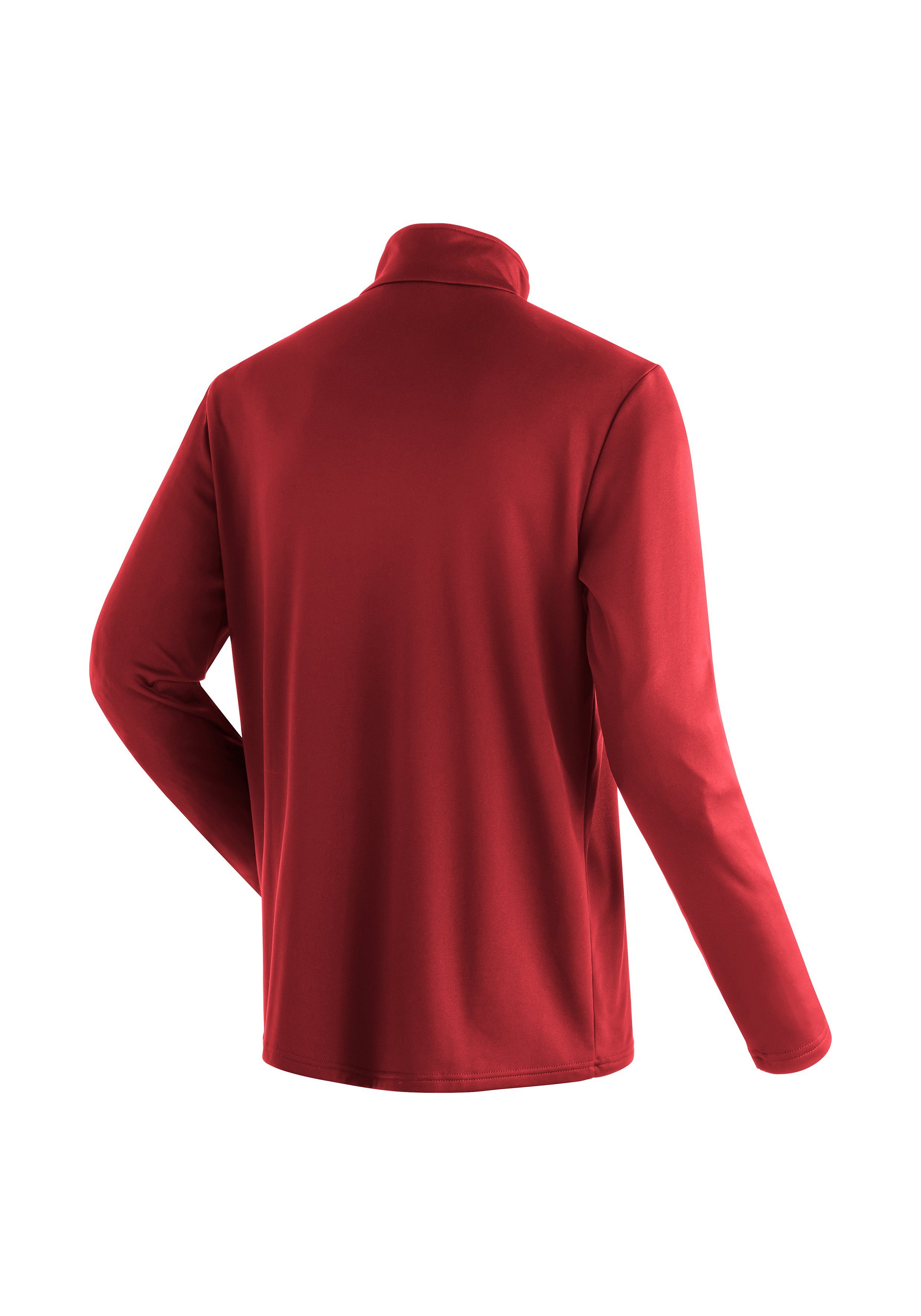 Maier Sports Fleecepullover Felix Herren Fleece, funktioneller Midlayer, Half-Zip, Regular Fit