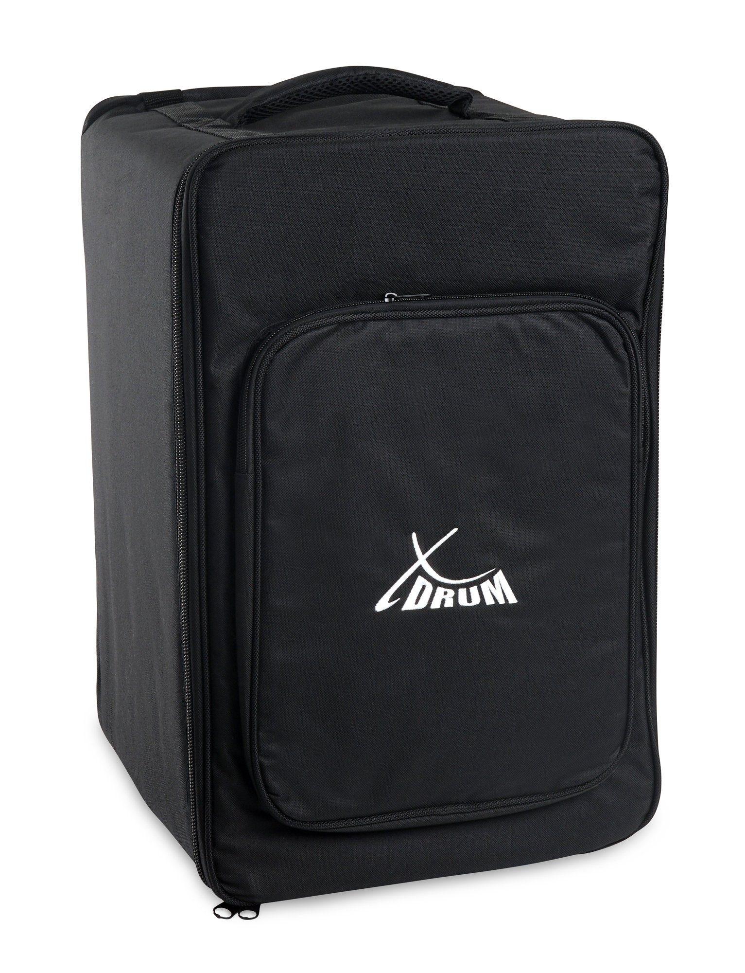 XDrum Cajon Peruana Koa, inkl. Rucksack-Tasche, 3 mm Schlagplatte aus Koa - 48 cm hoch