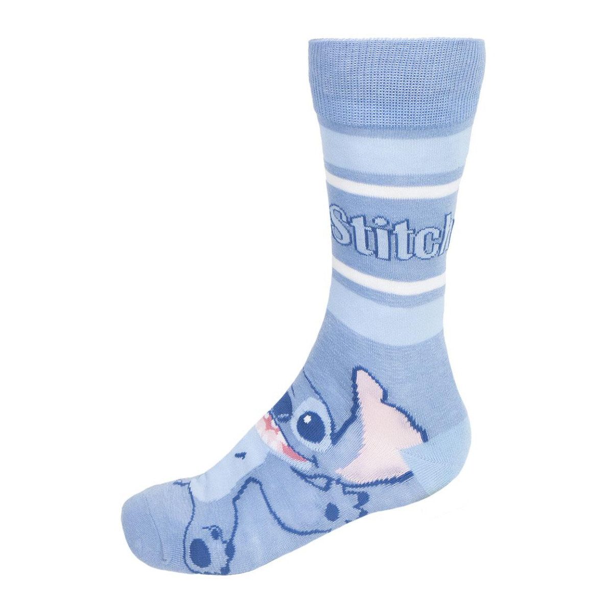 Disney Socken Stitch1 Paar Socken mit komfortabler Passform in Größe 36-43
