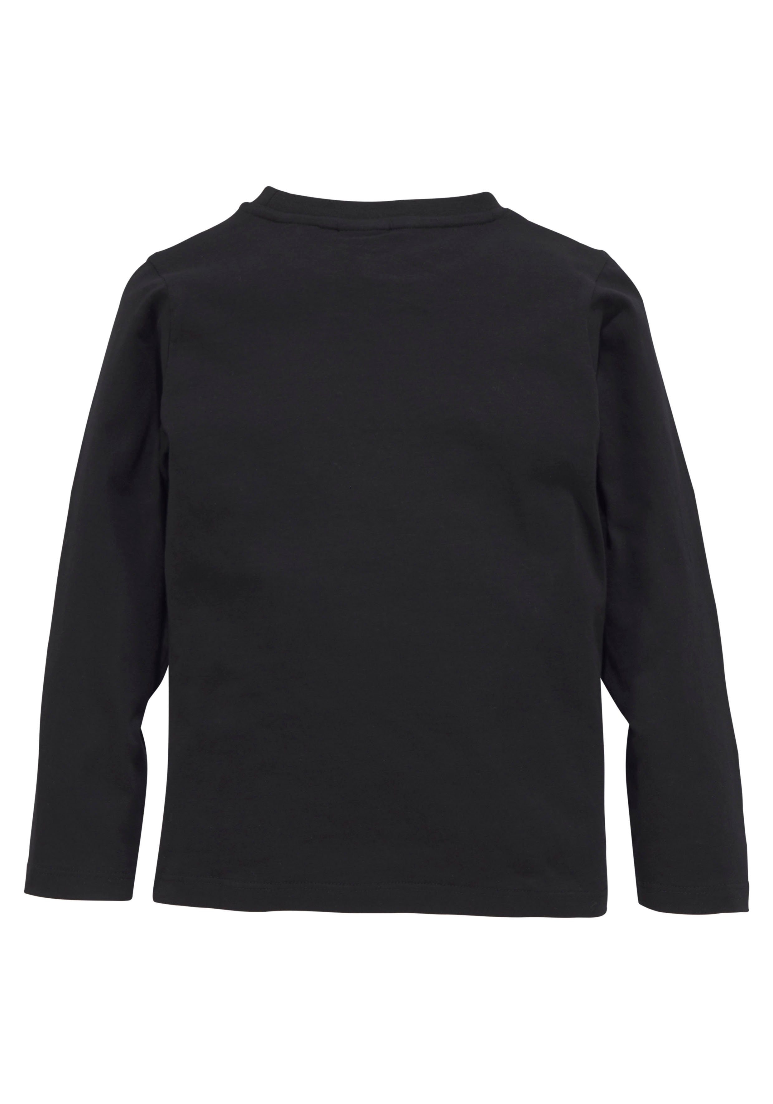 KIDSWORLD Langarmshirt GREEN DINO langärmlig, mit trendigem Druck, Rundhalsausschnitt, aus Baumwolle