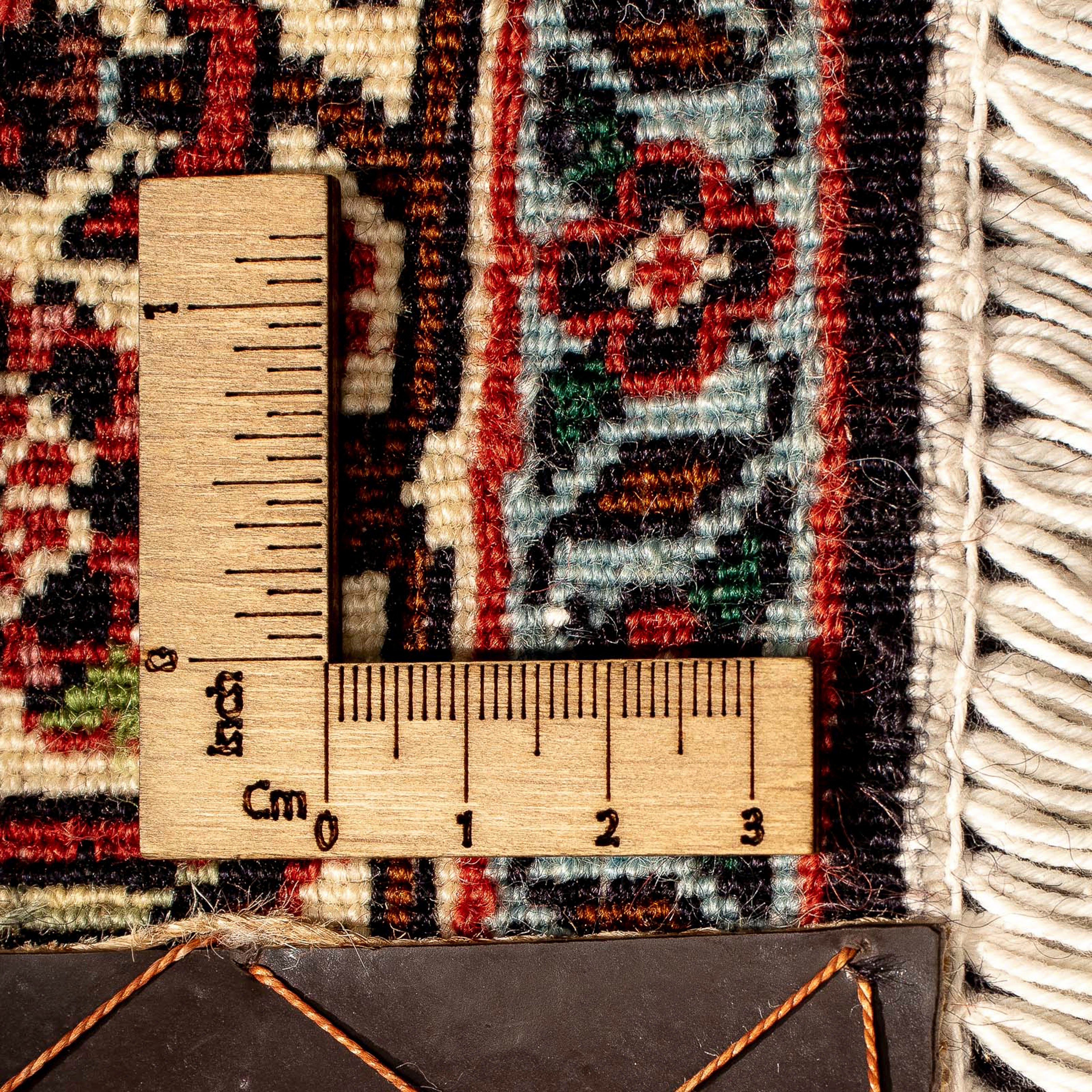 Perser Zertifikat mm, Wohnzimmer, cm - - Einzelstück 84 Orientteppich 294 - 15 mit mehrfarbig, morgenland, Handgeknüpft, Bidjar rechteckig, Höhe: x