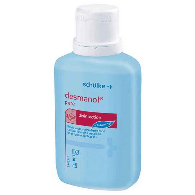 Bode Chemie Desmanol pure 100 ml Hand-Desinfektionsmittel (Alkoholisches Desinfektionmittel zur hygienischen und chirurgischen Händedesinfektion, [1-St. 100 g Lösung enthält an wirksamen Bestandteilen: 75 g Propan-2-ol)