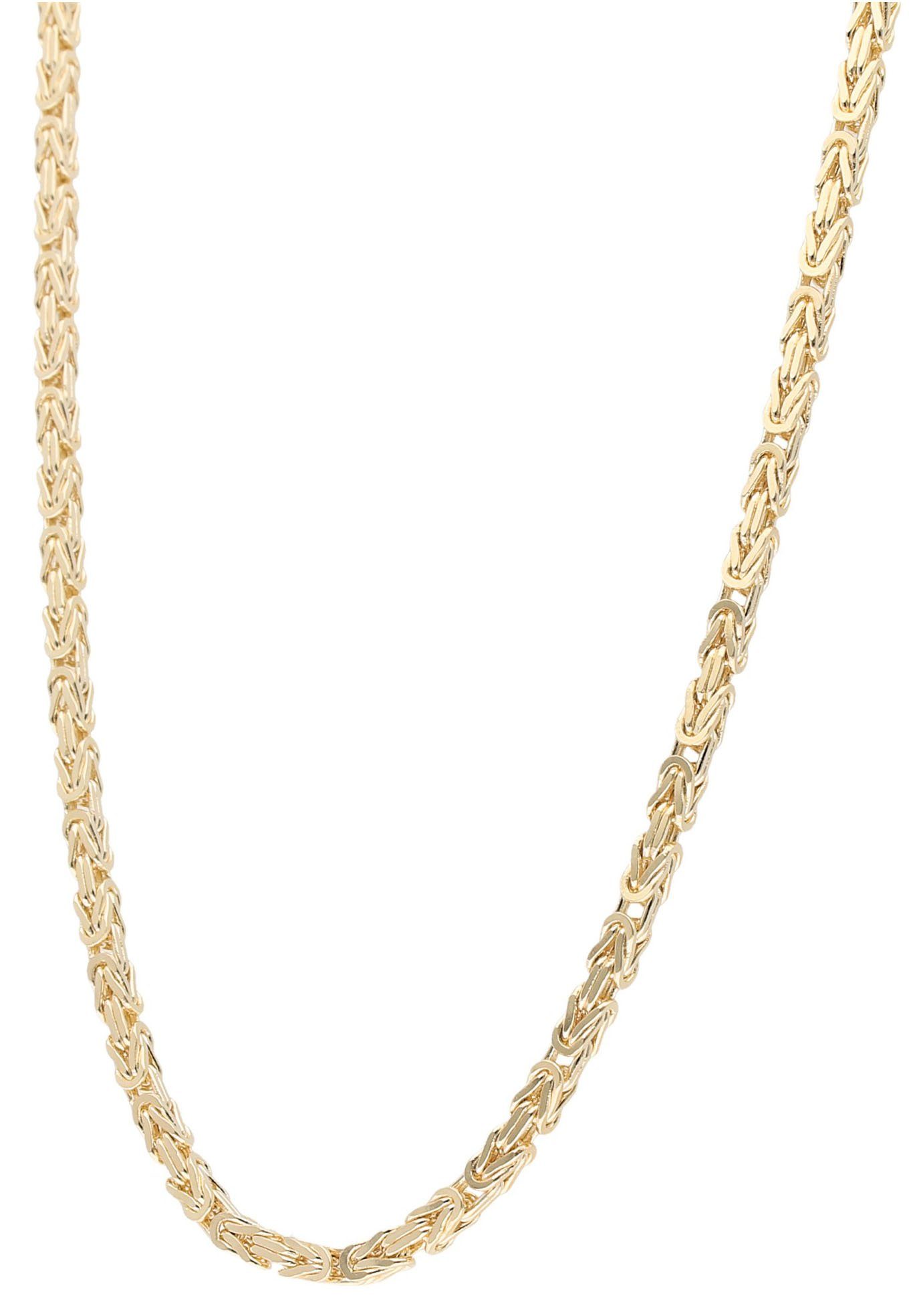 Firetti Goldkette Schmuck Geschenk Gold 375 Halsschmuck Halskette Goldkette Königskette, zu Hoodie, Kleid, Shirt, Jeans, Sneaker! Anlass Geburtstag Weihnachten | Ketten ohne Anhänger