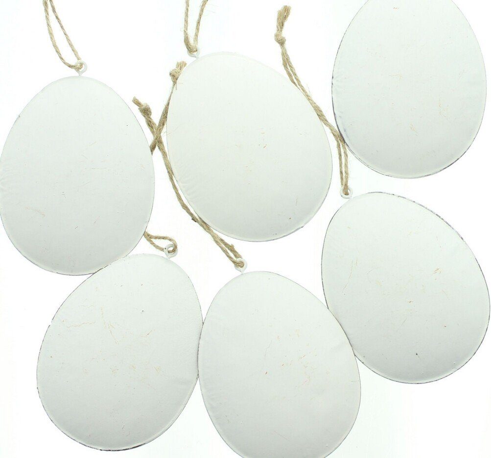 Home-trends24.de Osterei Dekohänger Osterei Blüten Osterdeko Hänger Ostern Ostereier 4er Set (4 St)