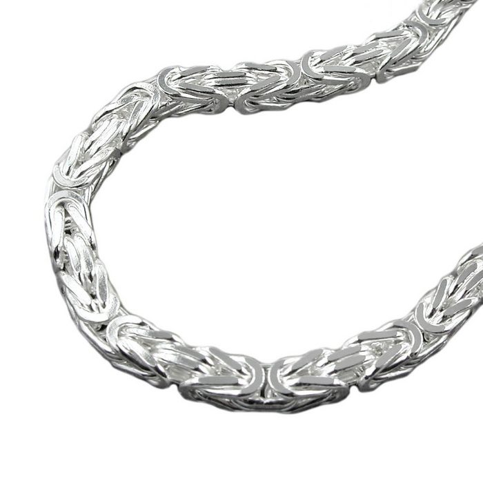 Erario D'Or Silberkette Königskette 70 cm glänzend Silber 925