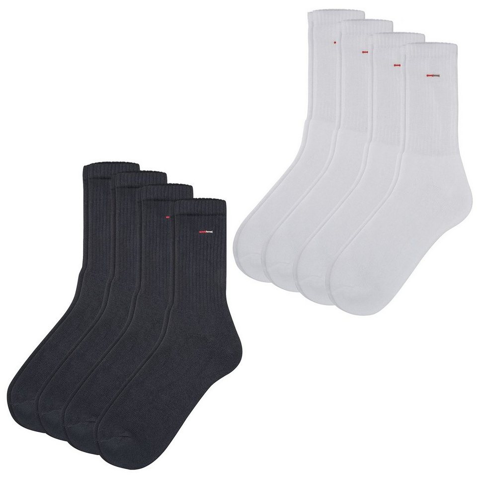 Camano Sportsocken Unisex Sport Socken Red 8er Pack (8-Paar) aus  Baumwollmix im 8er 12er 16er Multipack