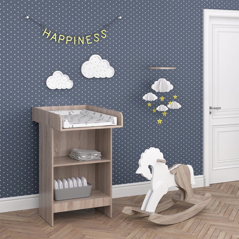 Vicco Wickelkommode Leo, Sonoma, 60 x 103 cm