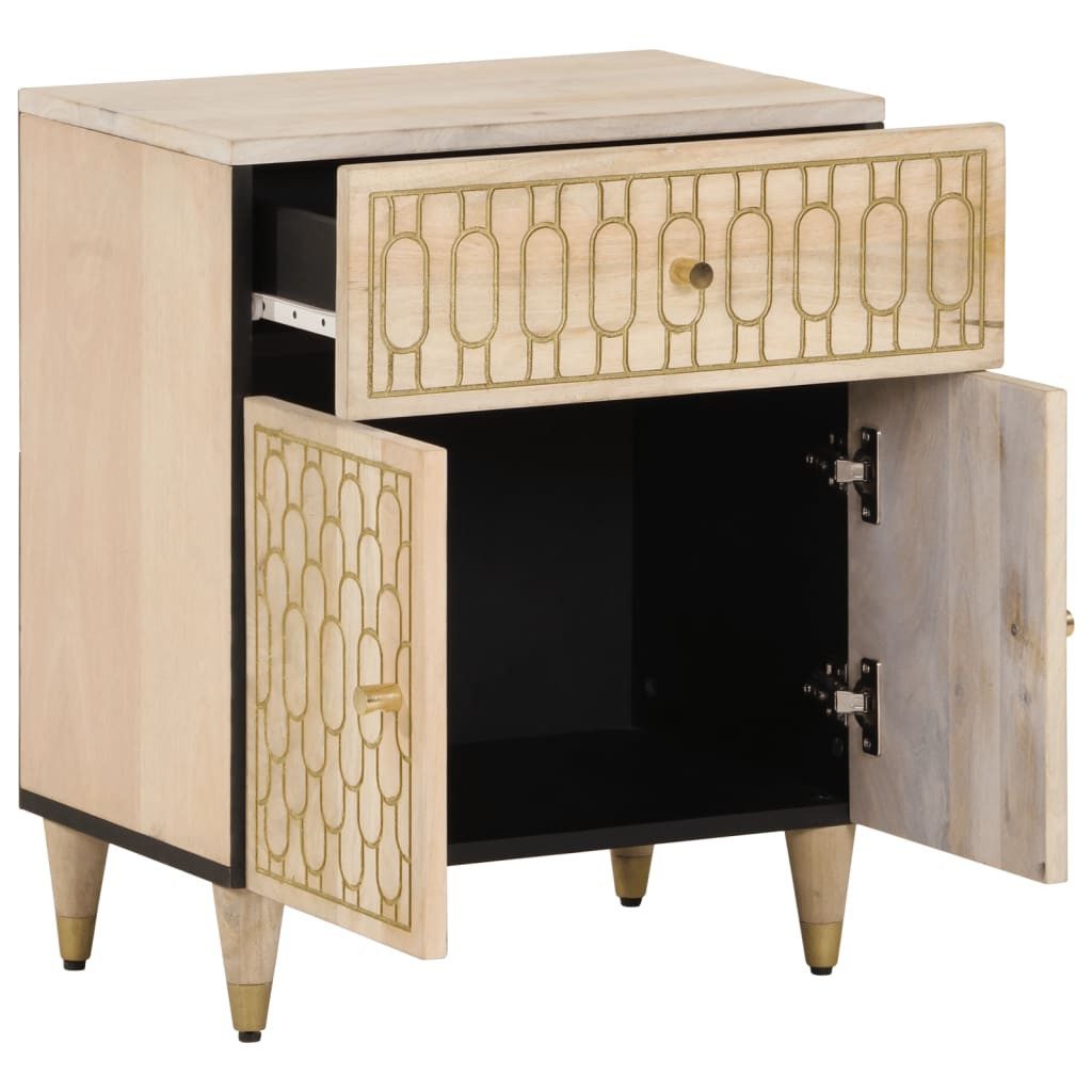 vidaXL Nachttisch Nachttisch 50x33x60 cm Massivholz günstig online kaufen