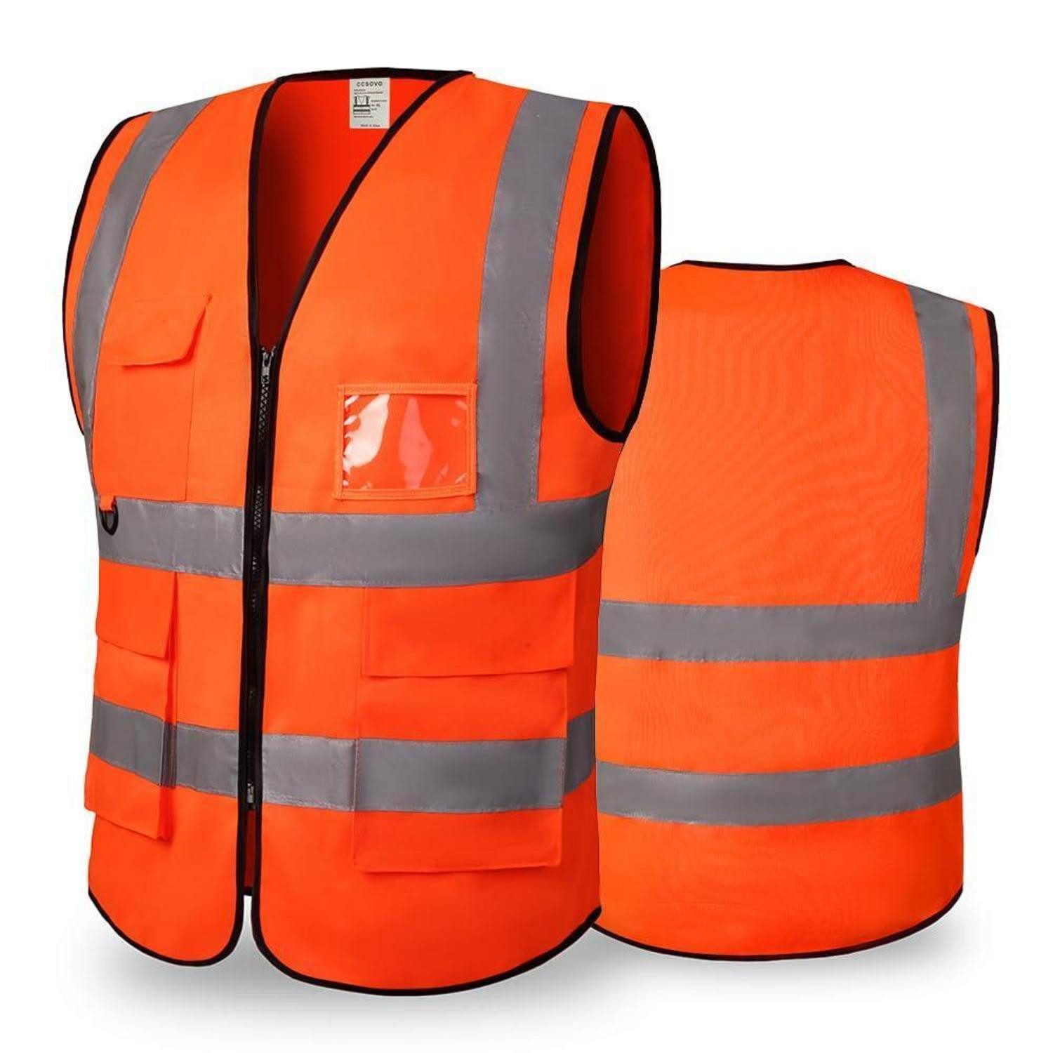 LuxusKollektion Warnweste Warnweste Orange 3XL