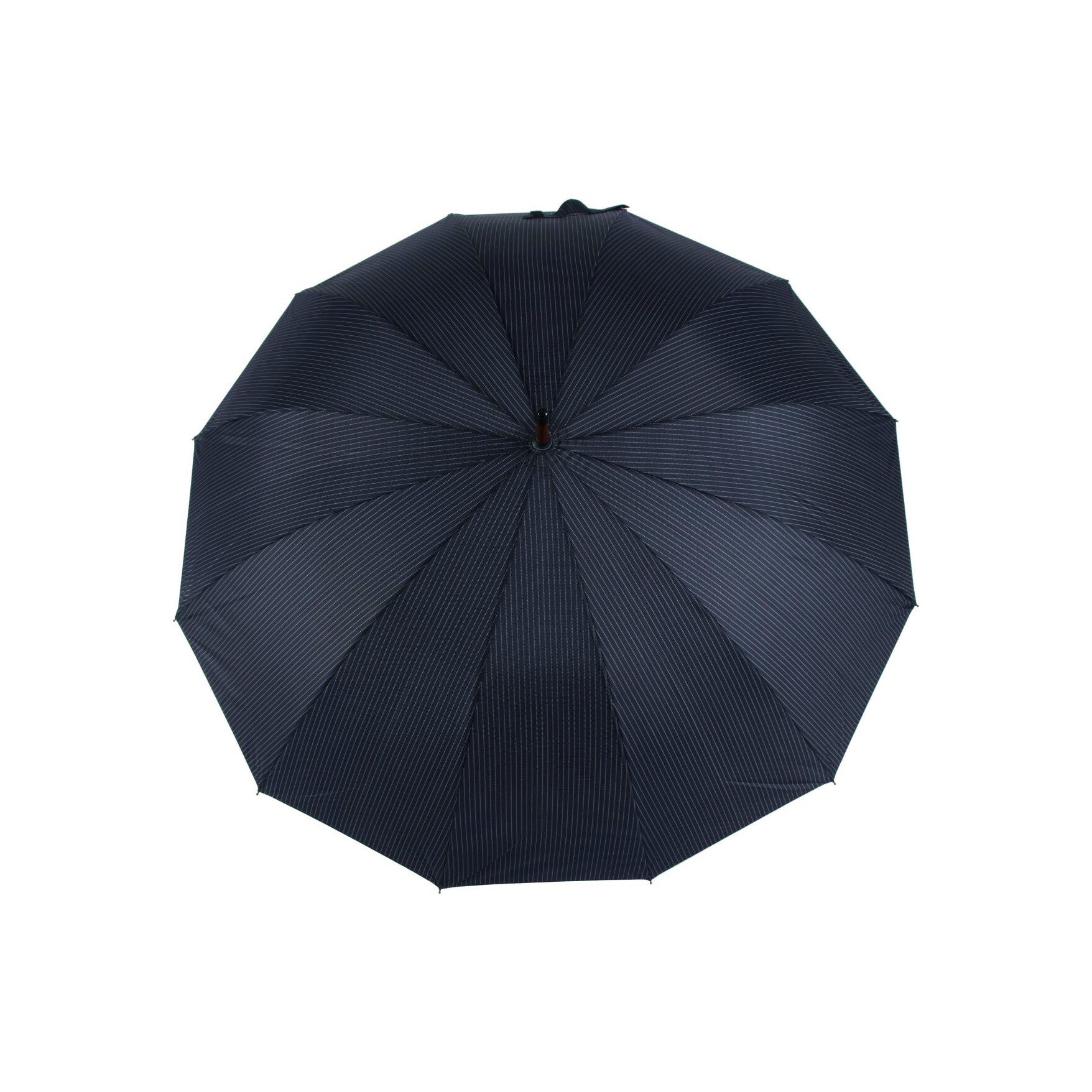 Susino Stockregenschirm mit Holzgriff ø114 cm - Regenschirm, Punkt-Motiv, Automatiköffnung – Bild 2 von 5