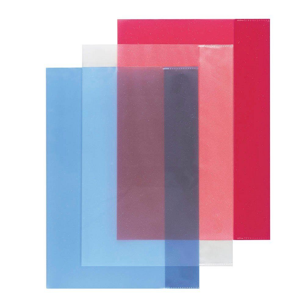 Hefter herlitz 10418366 3x Heftumschläge farbsortiert Kunststoff DIN A4