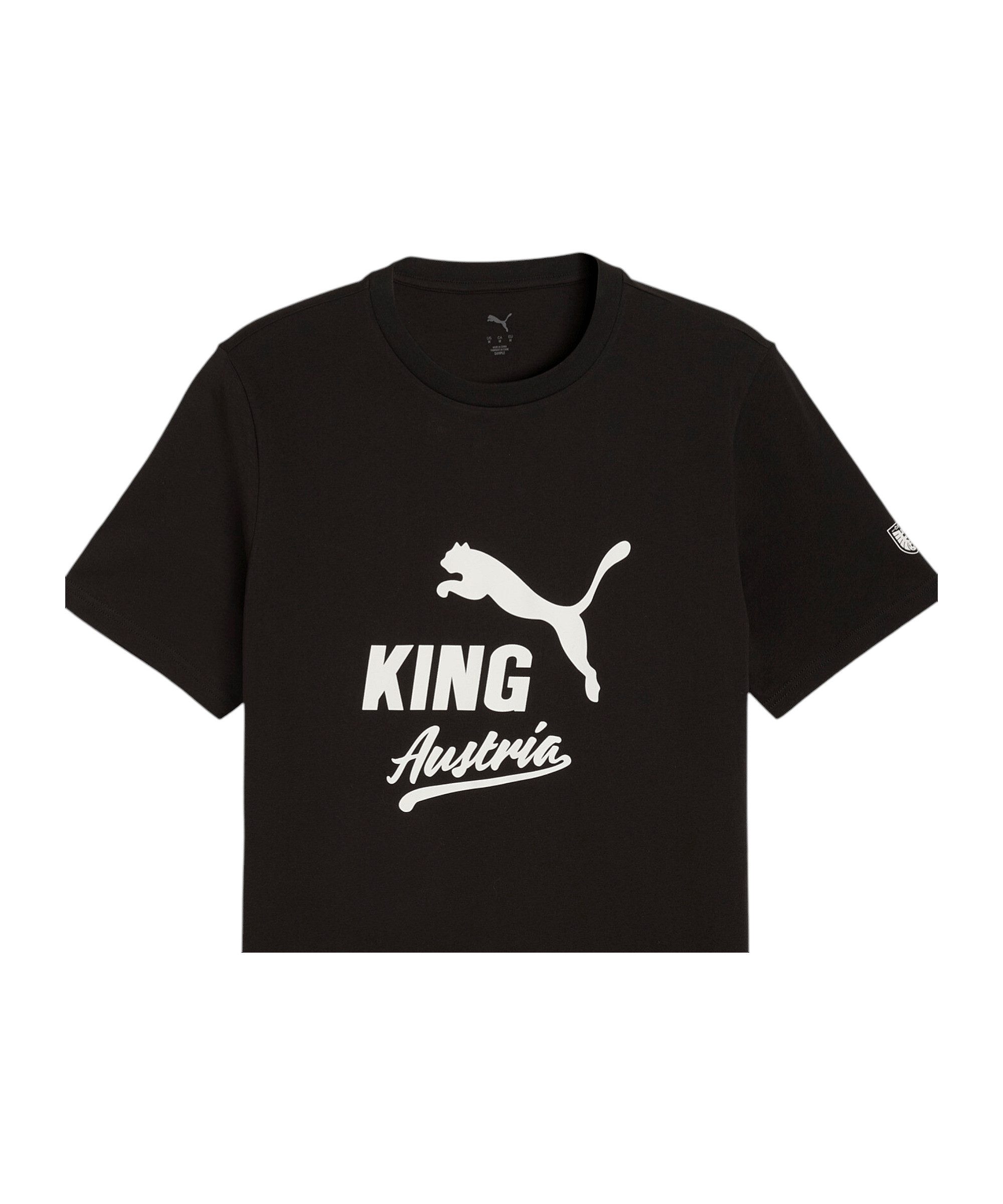 PUMA T-Shirt PUMA ÖFB Österreich King T-Shirt Kurzarm-Shirts Baumwolle