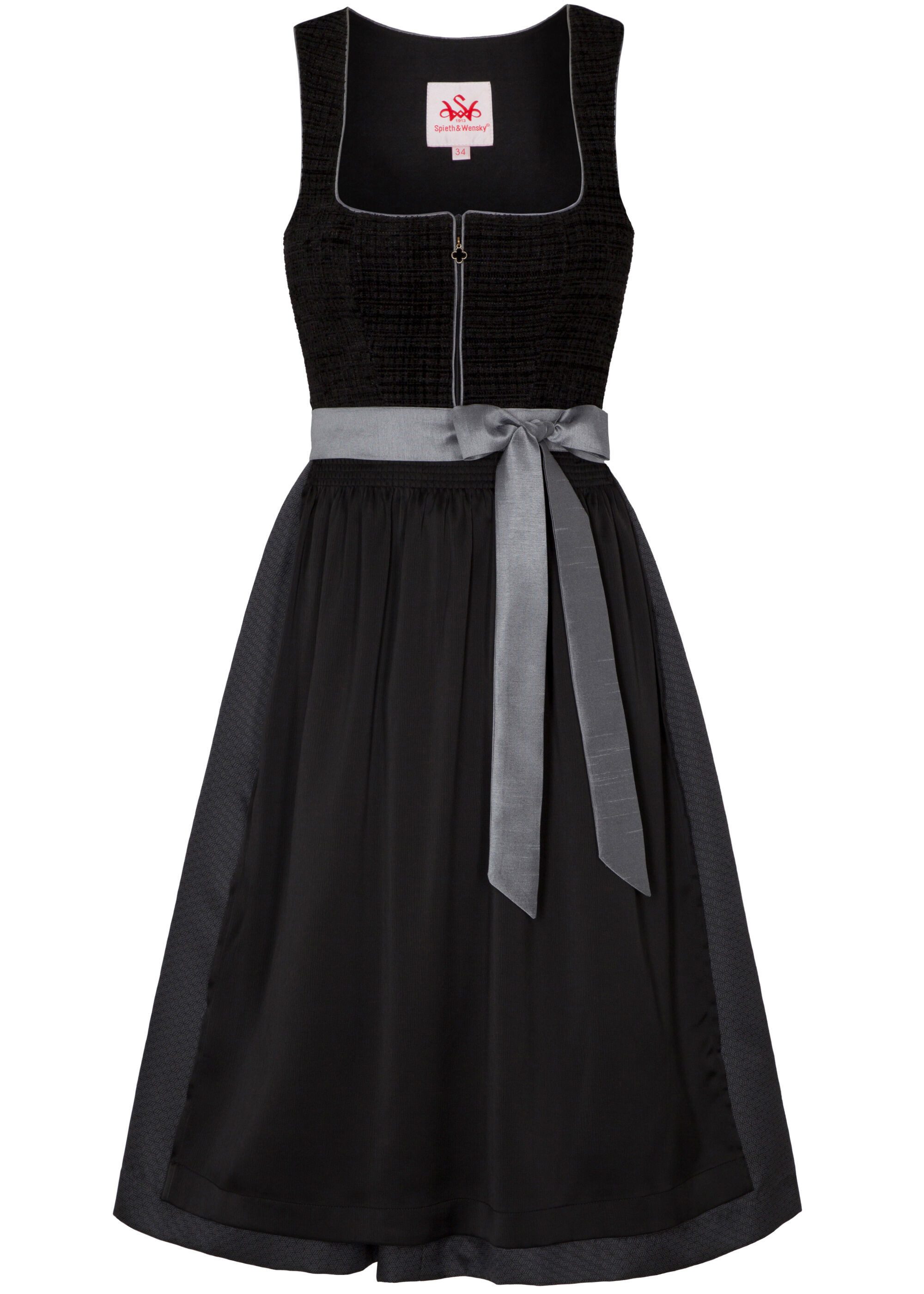 Spieth & Wensky Dirndl Gelila (1-tlg) mit grauen Akzenten günstig online kaufen