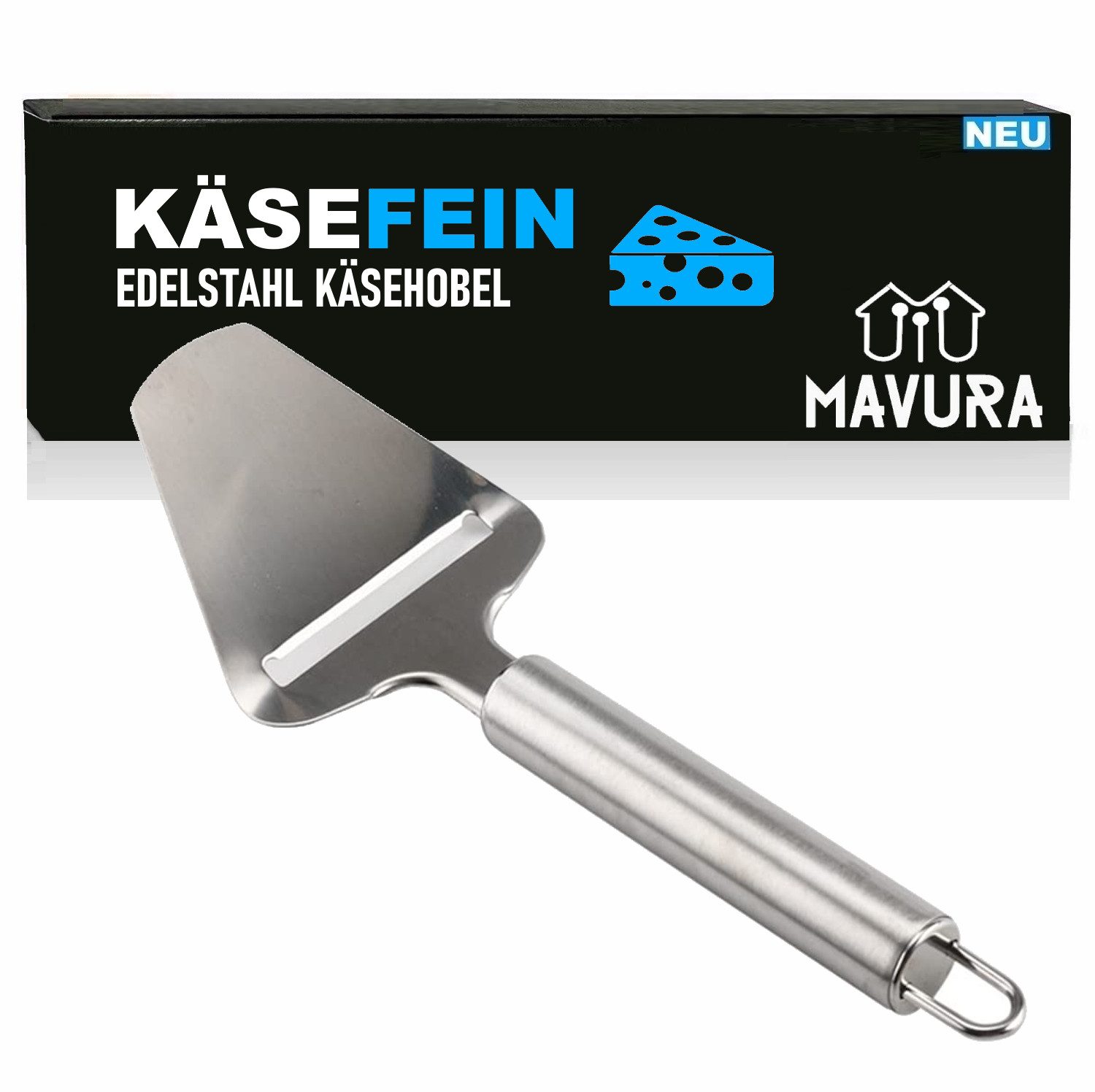 Käsehobel KÄSEFEIN Edelstahl Käsehobel Käseschneider Käsemesser Käseschaber