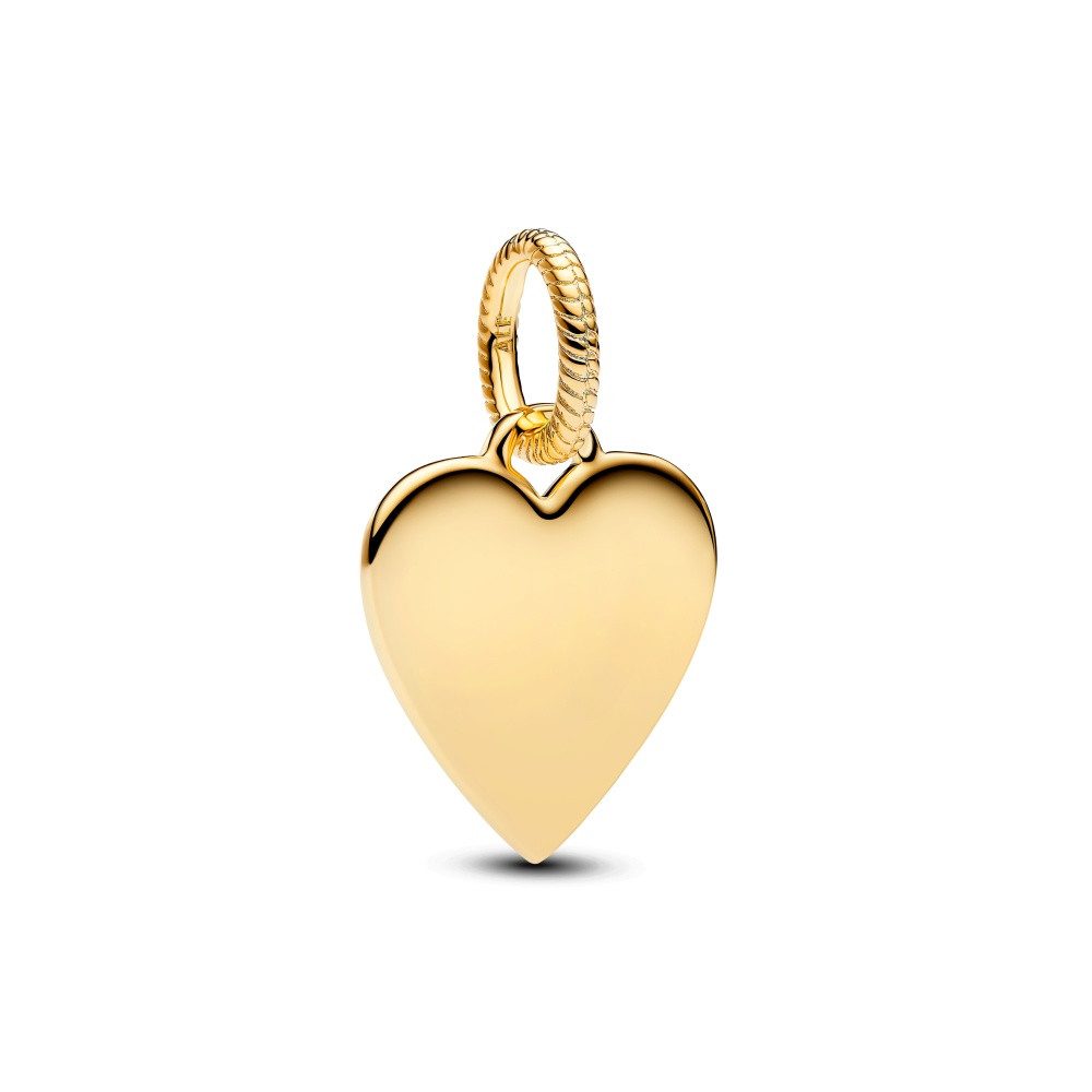 Pandora Charm-Einhänger Pandora Moments Gravierbarer Herz Charm Anhänger 368914C00 (1-tlg)