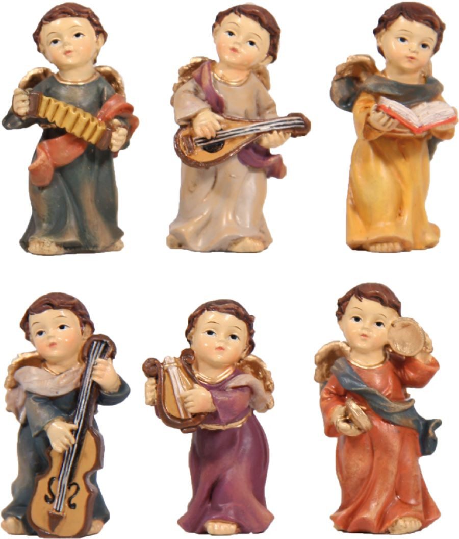 FADEDA Engelfigur 6x FADEDA Engelsgruppe stehend, Höhe in cm: 5 (6 St)