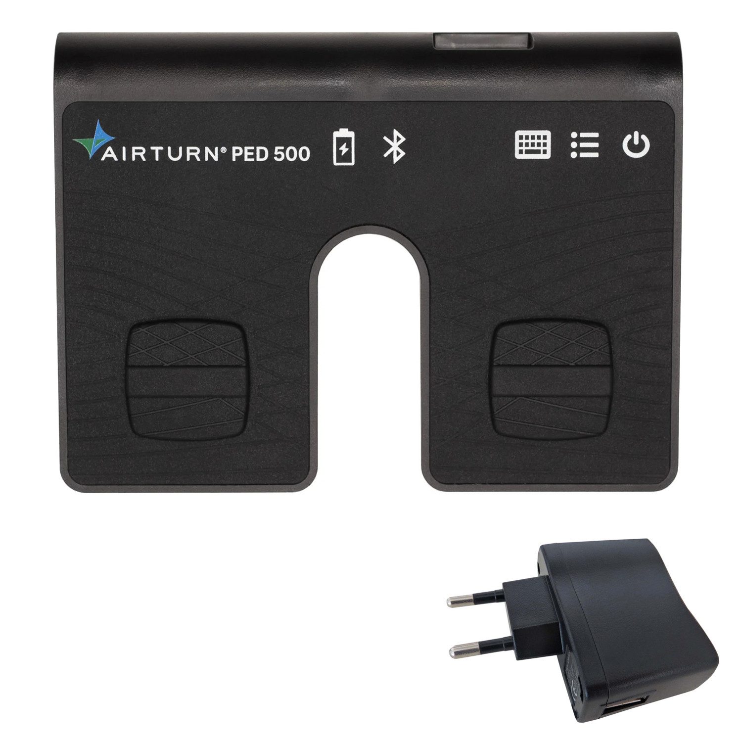 Airturn Bluetooth-Fußschalter PED 500 mit Netzteil Controller