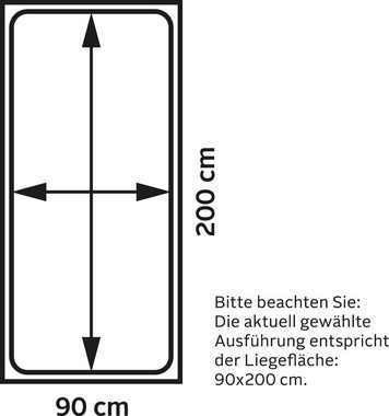 Westfalia Schlafkomfort Boxspringbett, inkl. Kaltschaum-Topper und Zierkissen