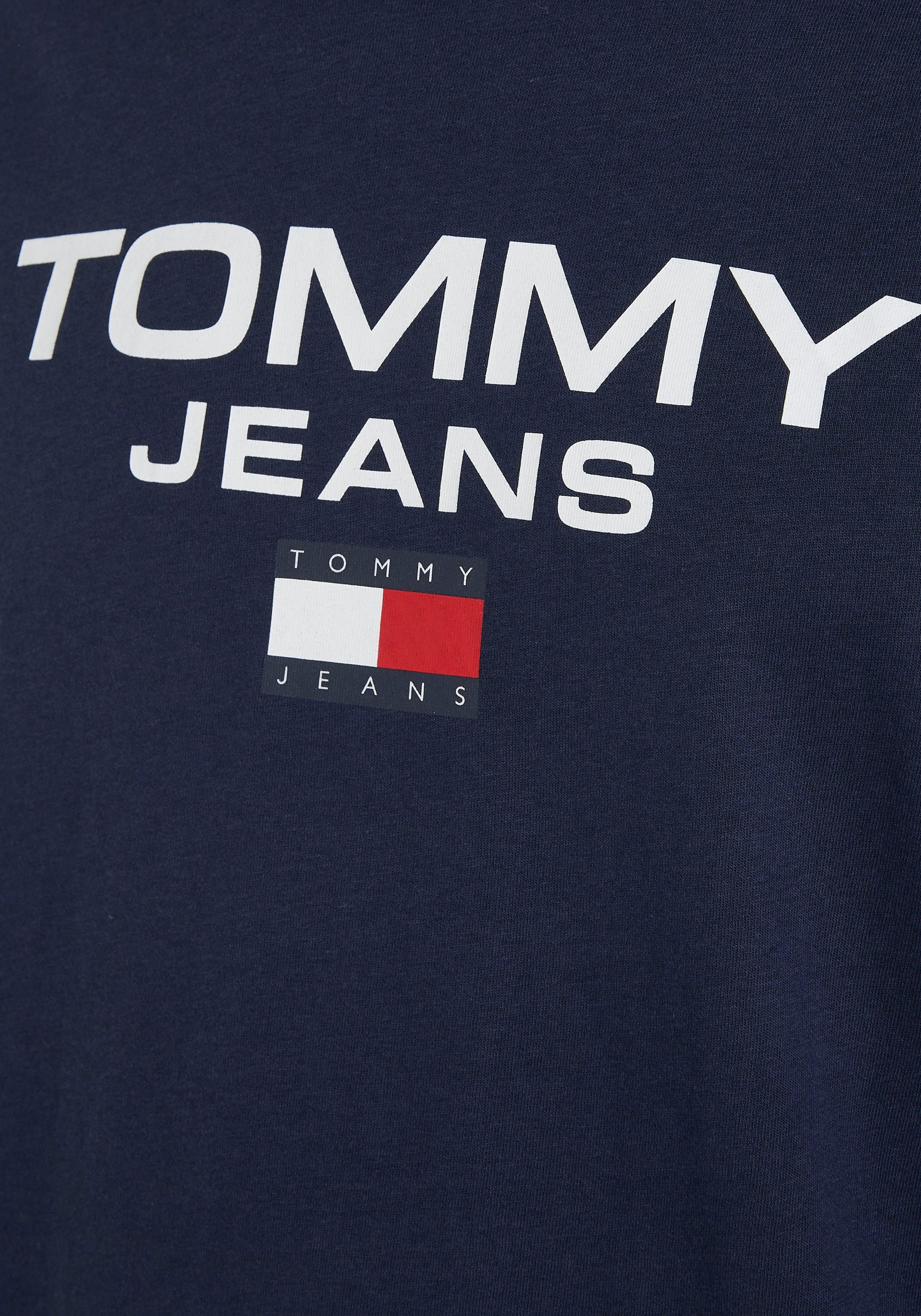 Tommy TEE ENTRY REG Logodruck TJM Black T-Shirt mit Jeans