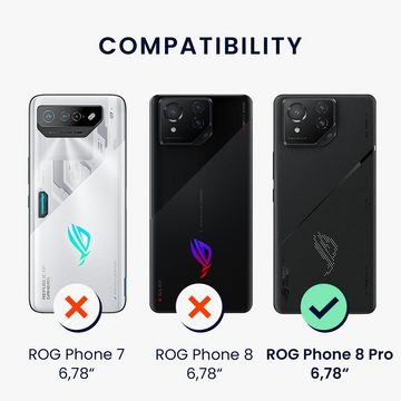 kwmobile Handyhülle Crystal Hülle für ASUS ROG Phone 8 Pro TPU Silikon Case mit Ecken, TPU Silikon Case mit Ecken Schutz