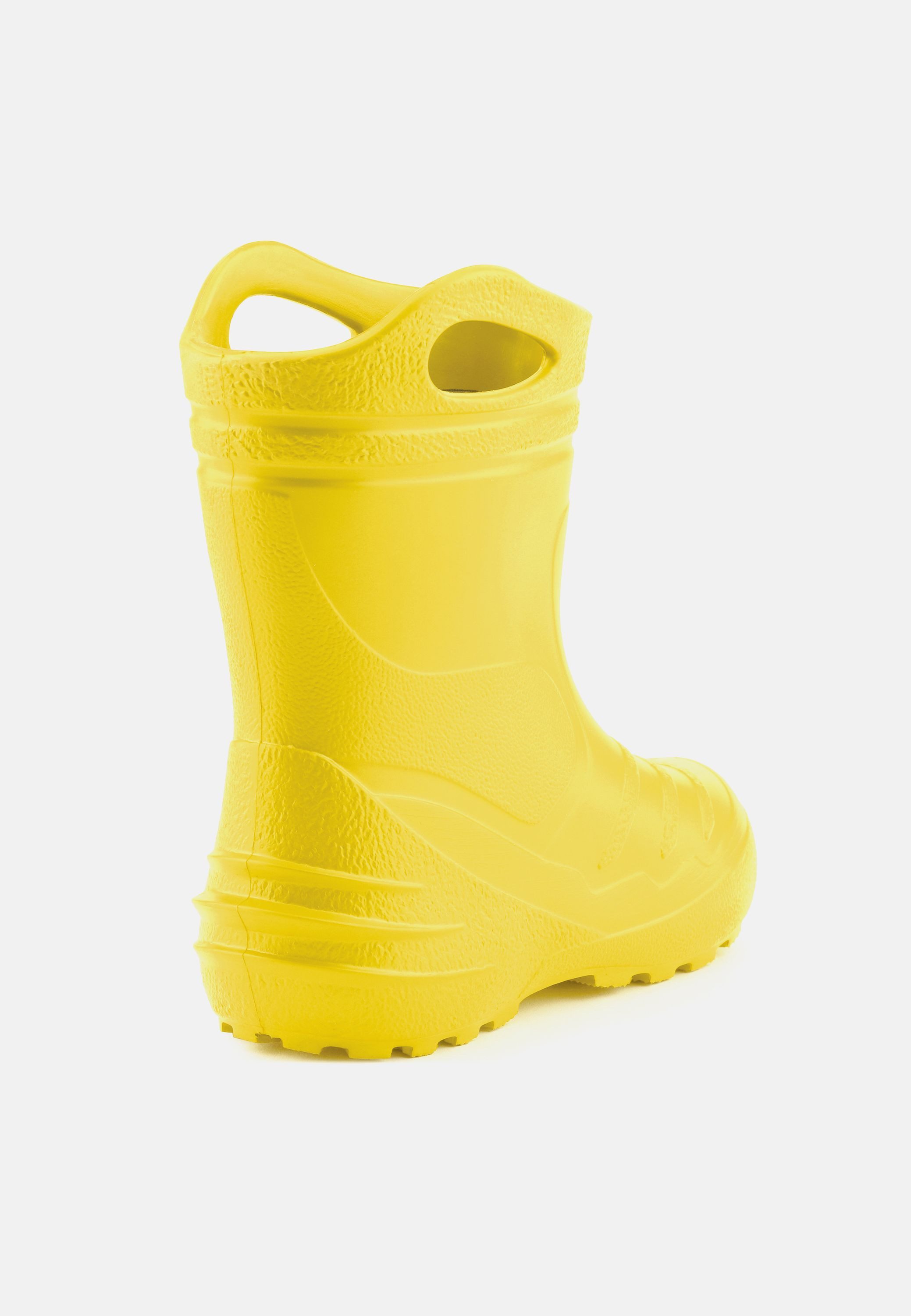 Ladeheid federleichte Regenschuhe Kinder mit Griffen KL051 Gummistiefel mit herausnehmbares Innenfutter