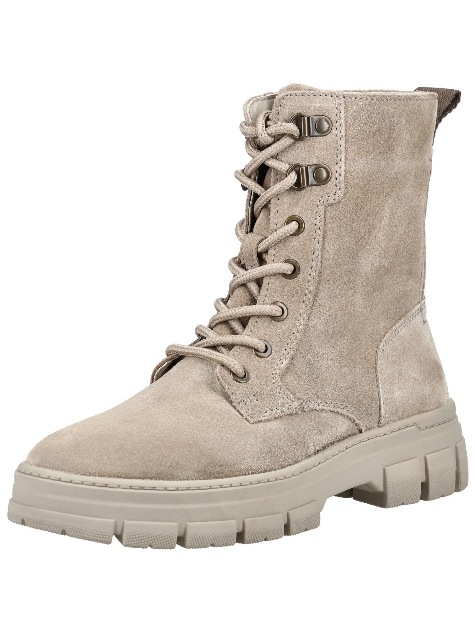 Marc O'Polo Stiefelette Veloursleder Schnürstiefelette
