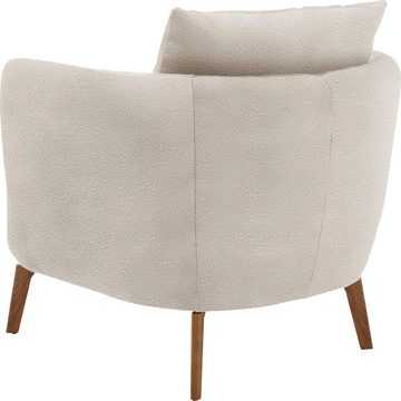 SCHÖNER WOHNEN-Kollektion Sessel Pearl - 5 Jahre Hersteller-Garantie, auch in Bouclé, Maße (B/H/T): 86/68/86 cm, Füße Massivholz