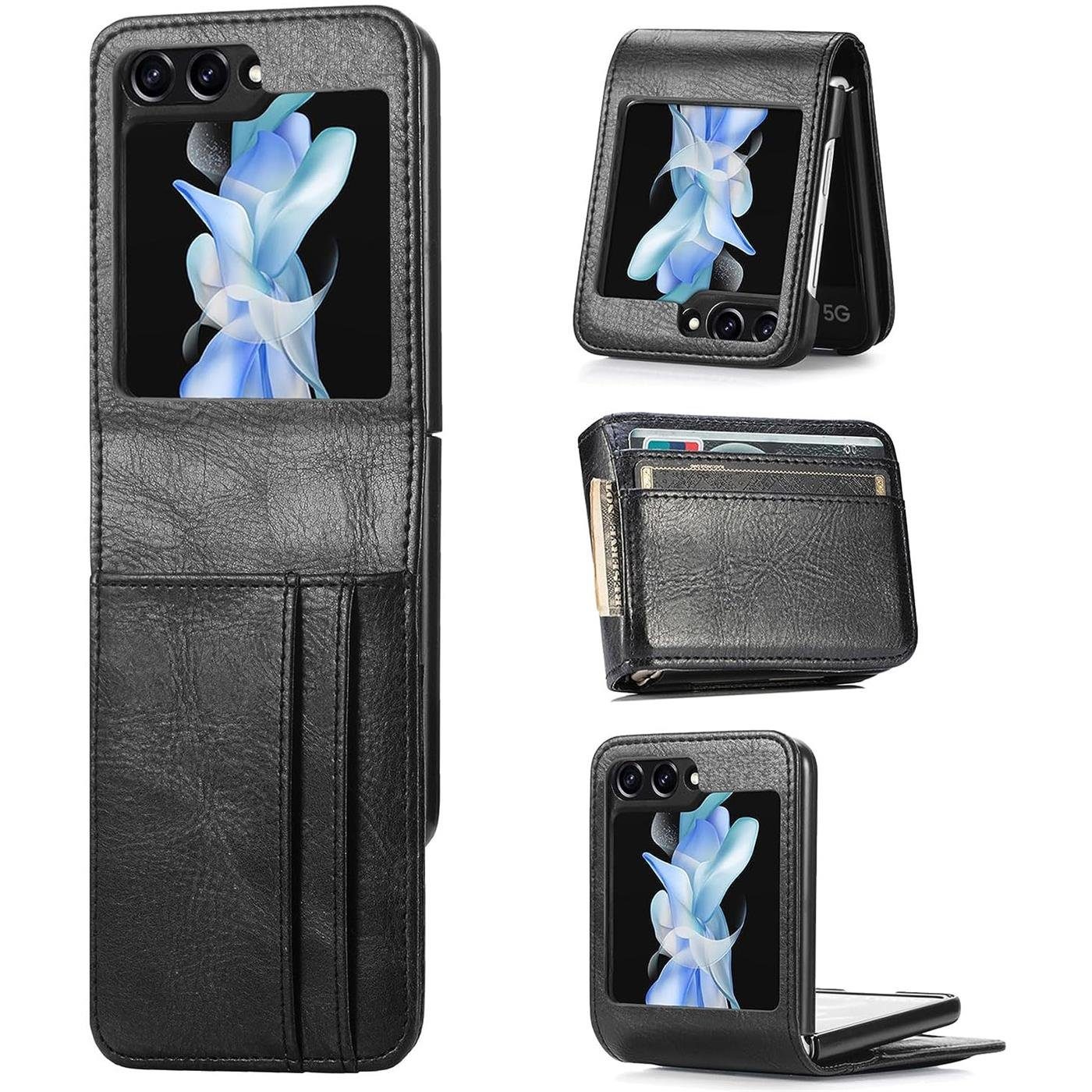 CoolGadget Handyhülle Flip Case Handyhülle für Samsung Galaxy Z Flip 5 6,7 Zoll, Hülle Klapphülle Schutzhülle für Samsung Z Flip 5 5G Flipstyle Cover