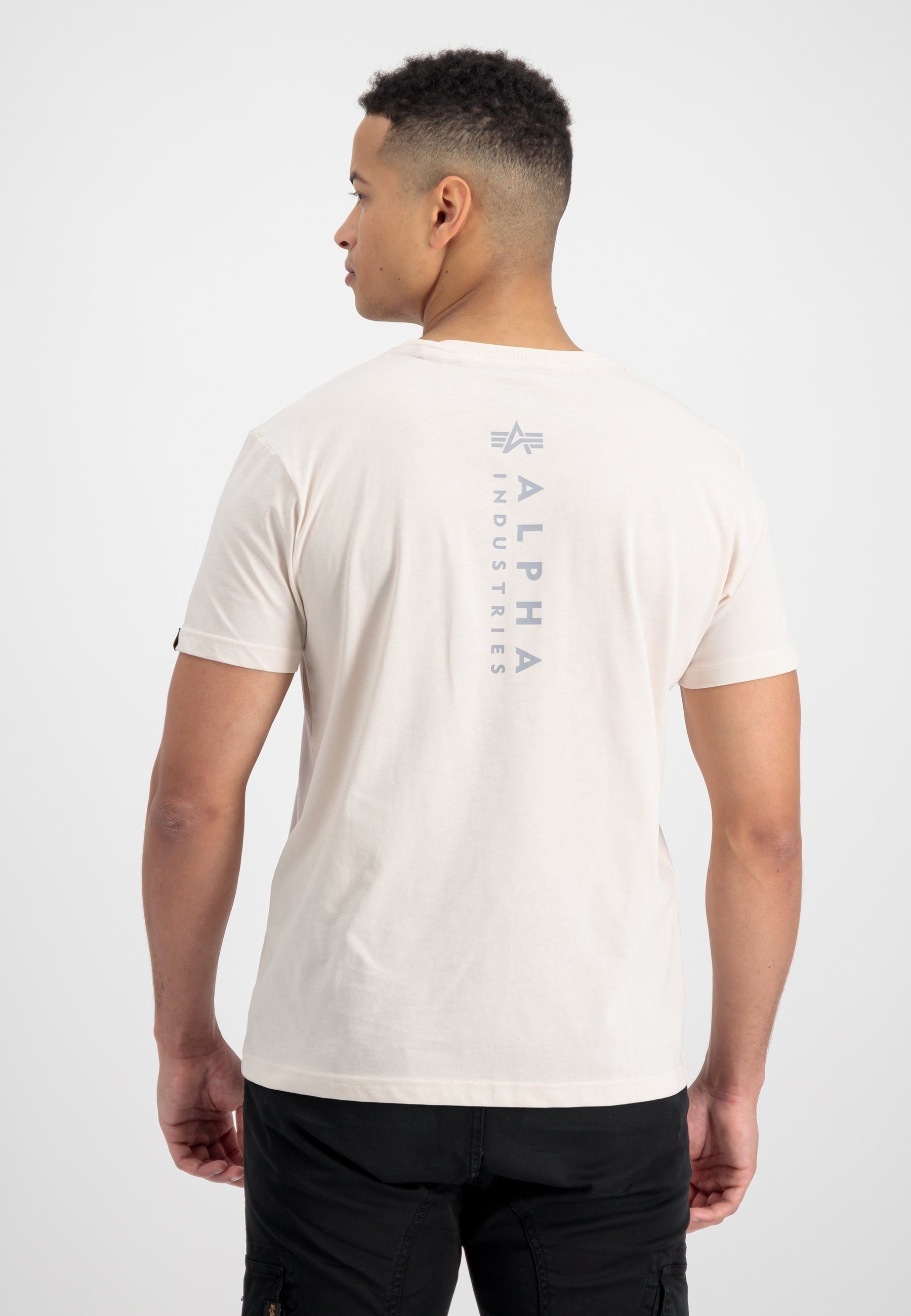 Industries T-Shirts T-Shirt Men EMB Industries Unisex Alpha T-Shirt white stream Alpha jet -