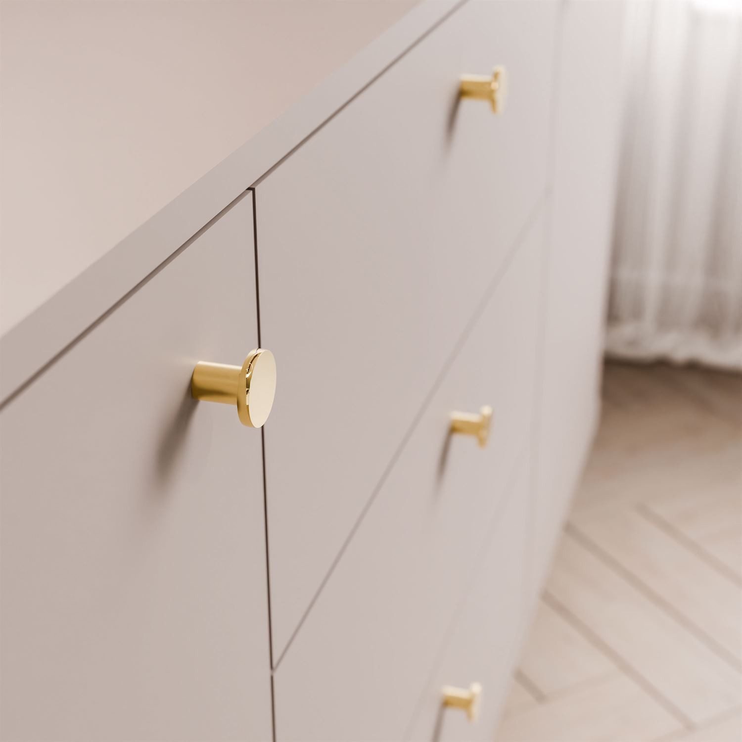 Lookway Kommode ELODIE II 2D3D mit gefrästen Fronten und Soft-Close-System, 190x79x40 cm – Bild 4 von 5