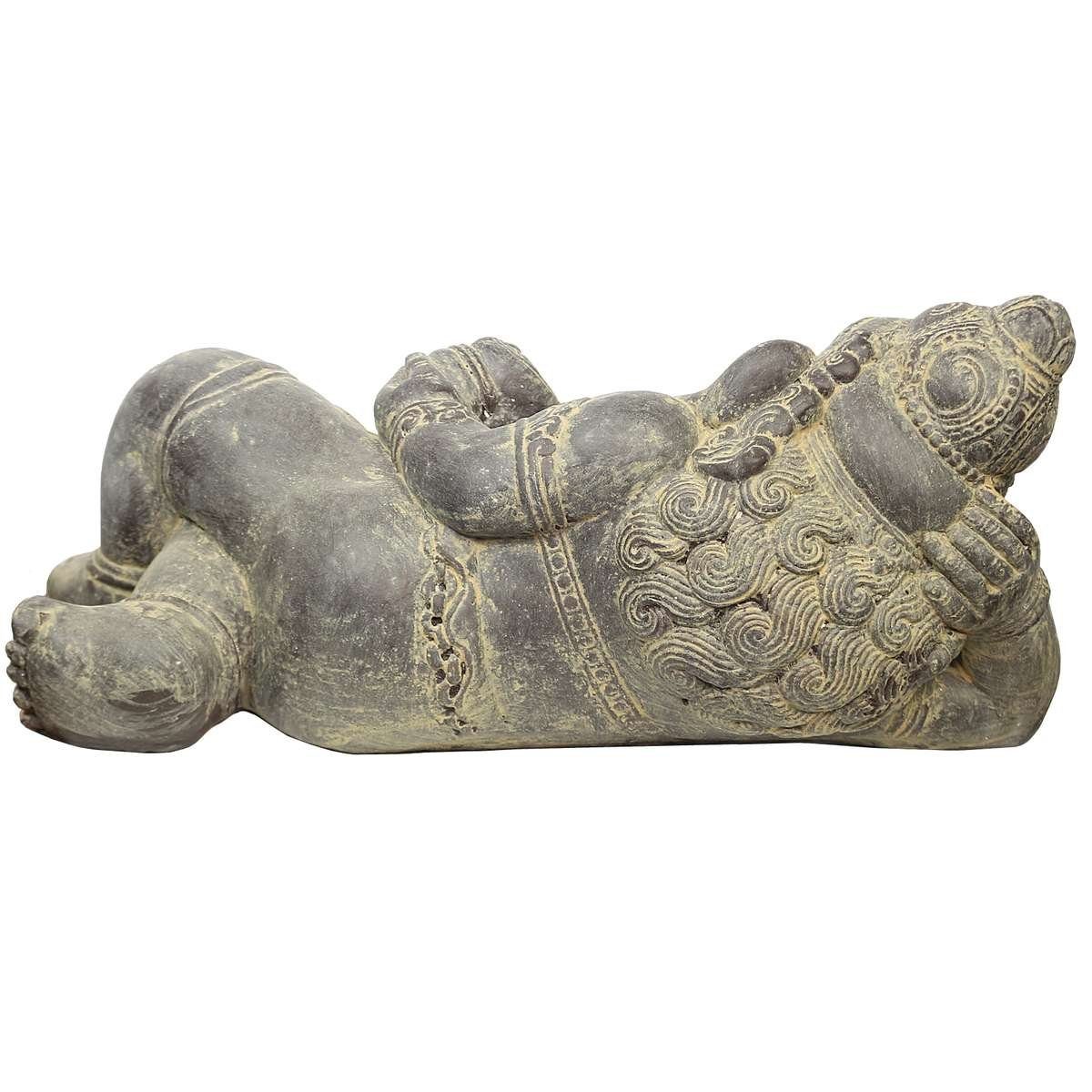 Ursprungsland cm 50 Herstellung Oriental in Ganesha (1 St), traditionelle im Galerie Steinfigur Handarbeit Dekofigur liegend