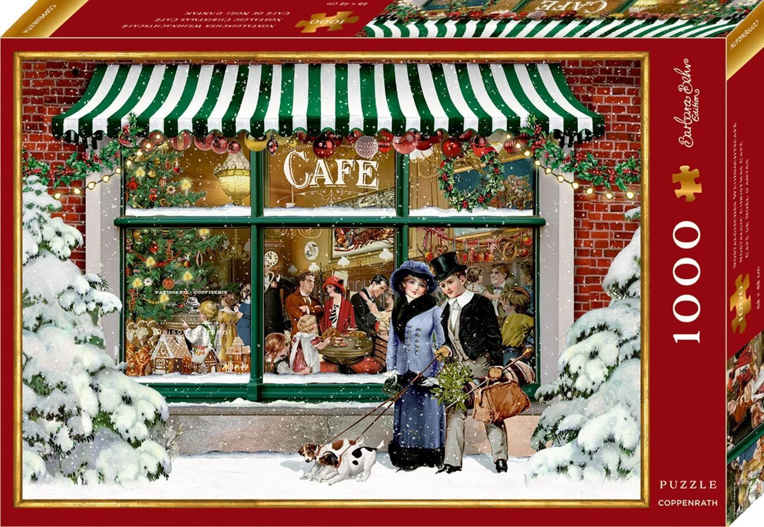 Coppenrath Puzzle Puzzle - Nostalgisches Weihnachtscafé. 1000 Teile, 1000 Puzzleteile