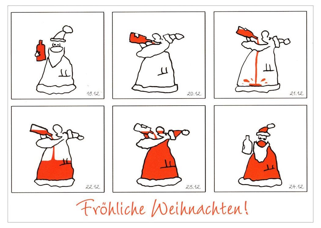 Postkarte "Fröhliche Weihnachten!"