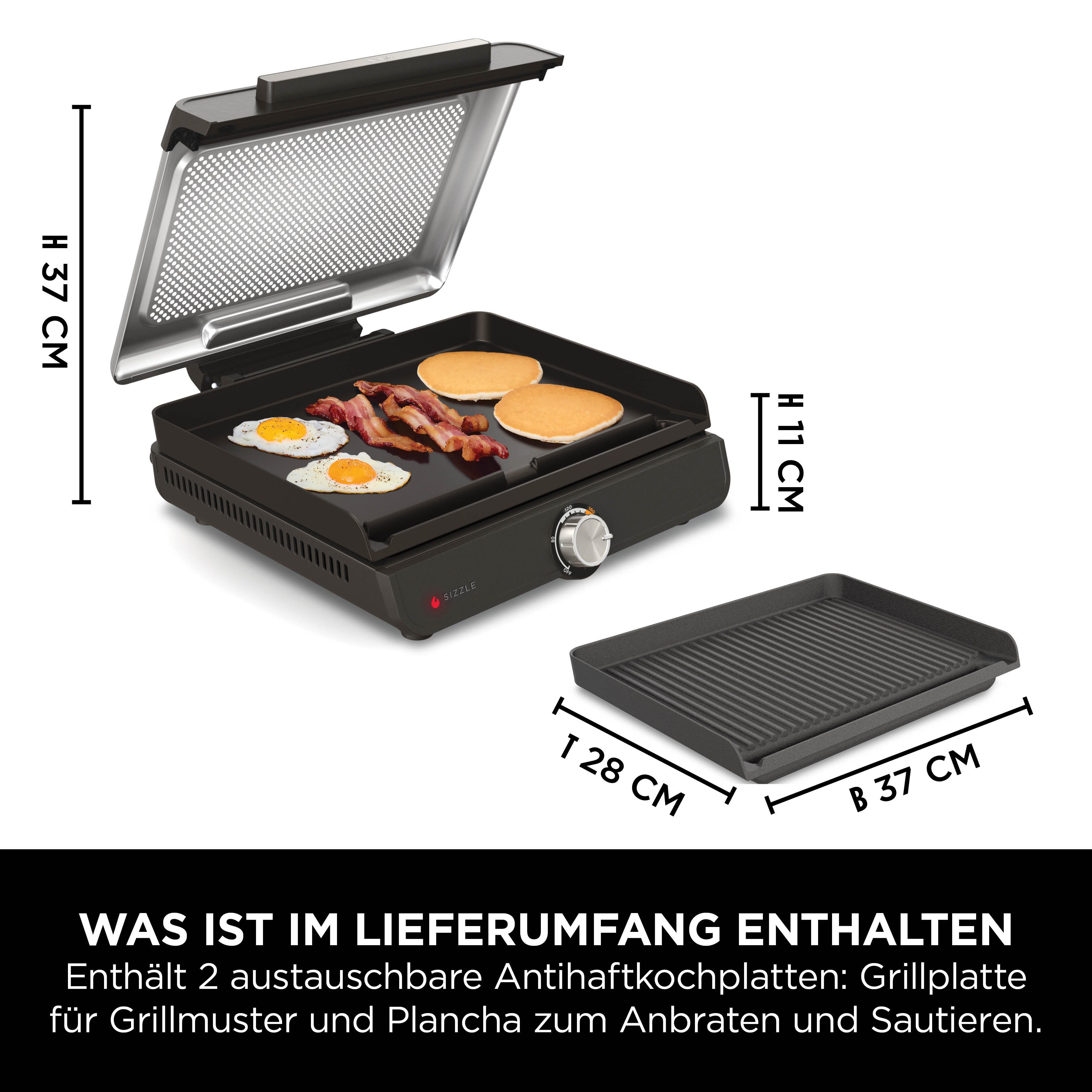 Leonyo 22-teiliges Grillzubehör-Set – Edelstahl-Spatel, Zange, Schmelzkuppeln, Inkl. Tragetasche, Für Flachgrill, Teppanyaki, Hibachi