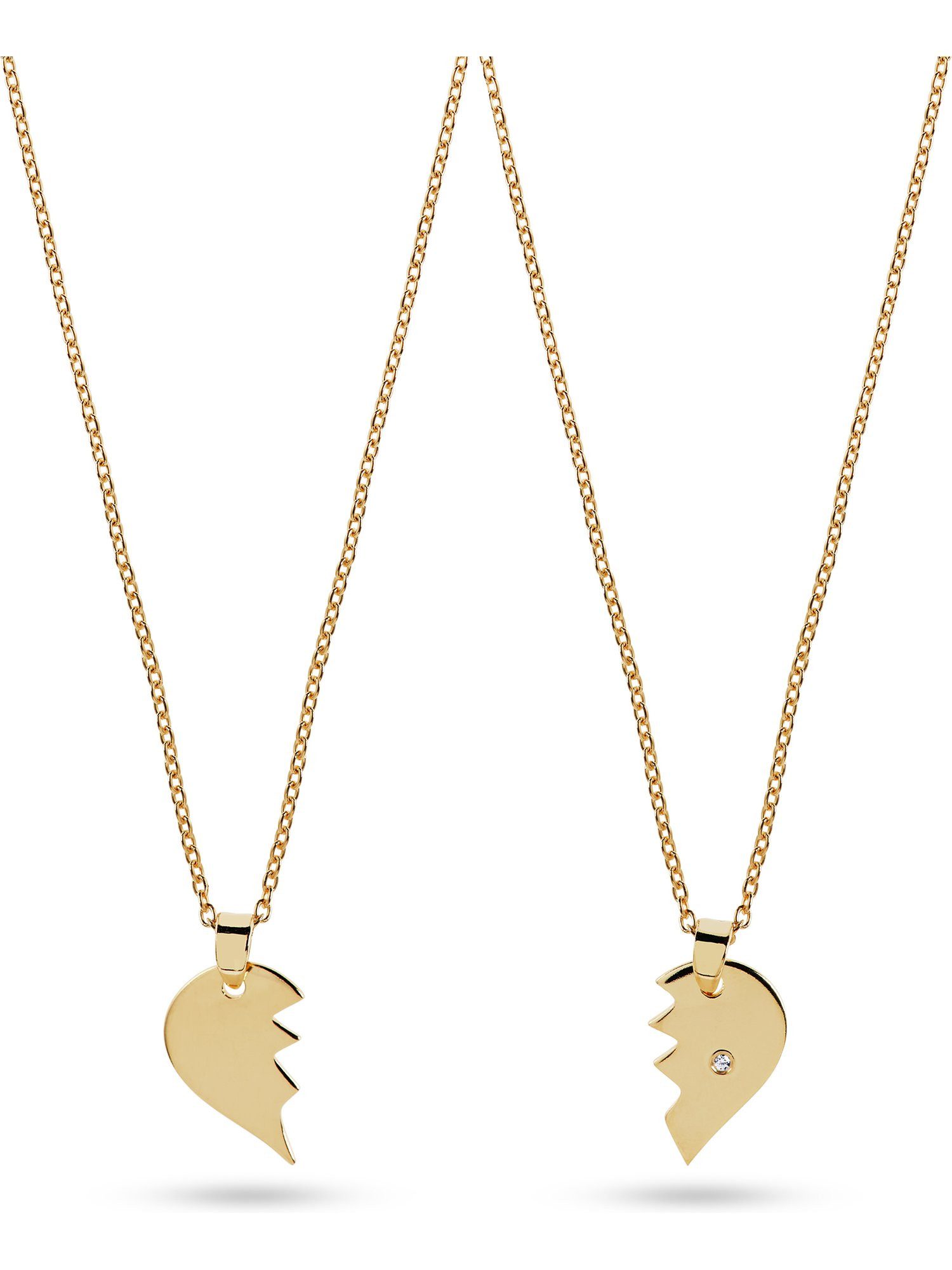 CHRIST Silberkette CHRIST Damen-Kette 925er Silber, recycelt Zirkonia
