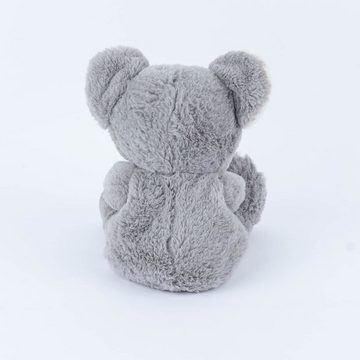 Habibi Plush Wärmekissen Premium Wärmetier Koala Bär Baby grau weiß mit 100% Hirse Füllung