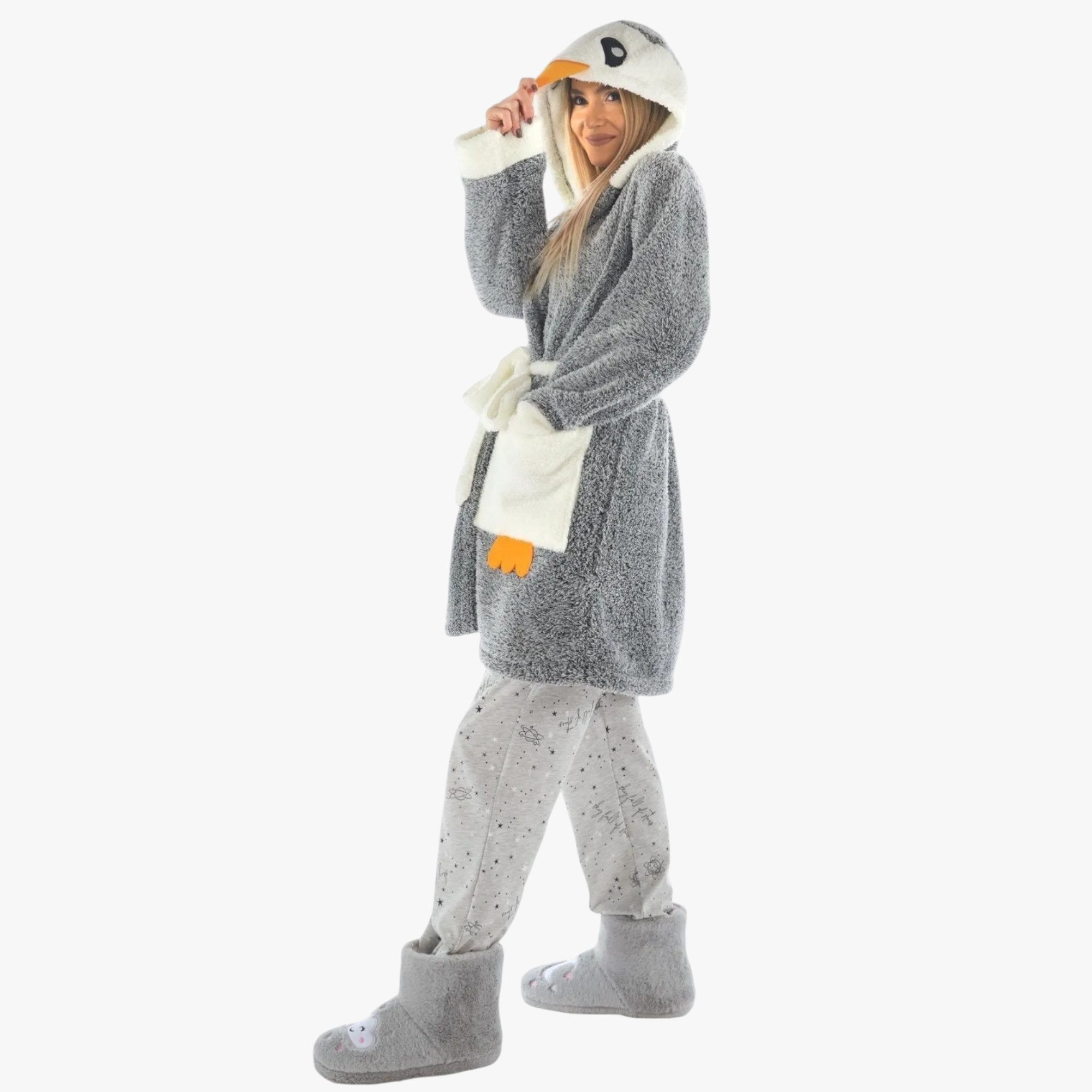 fashionshowcase Bademantel Unisex mit Kapuze aus günstig online kaufen
