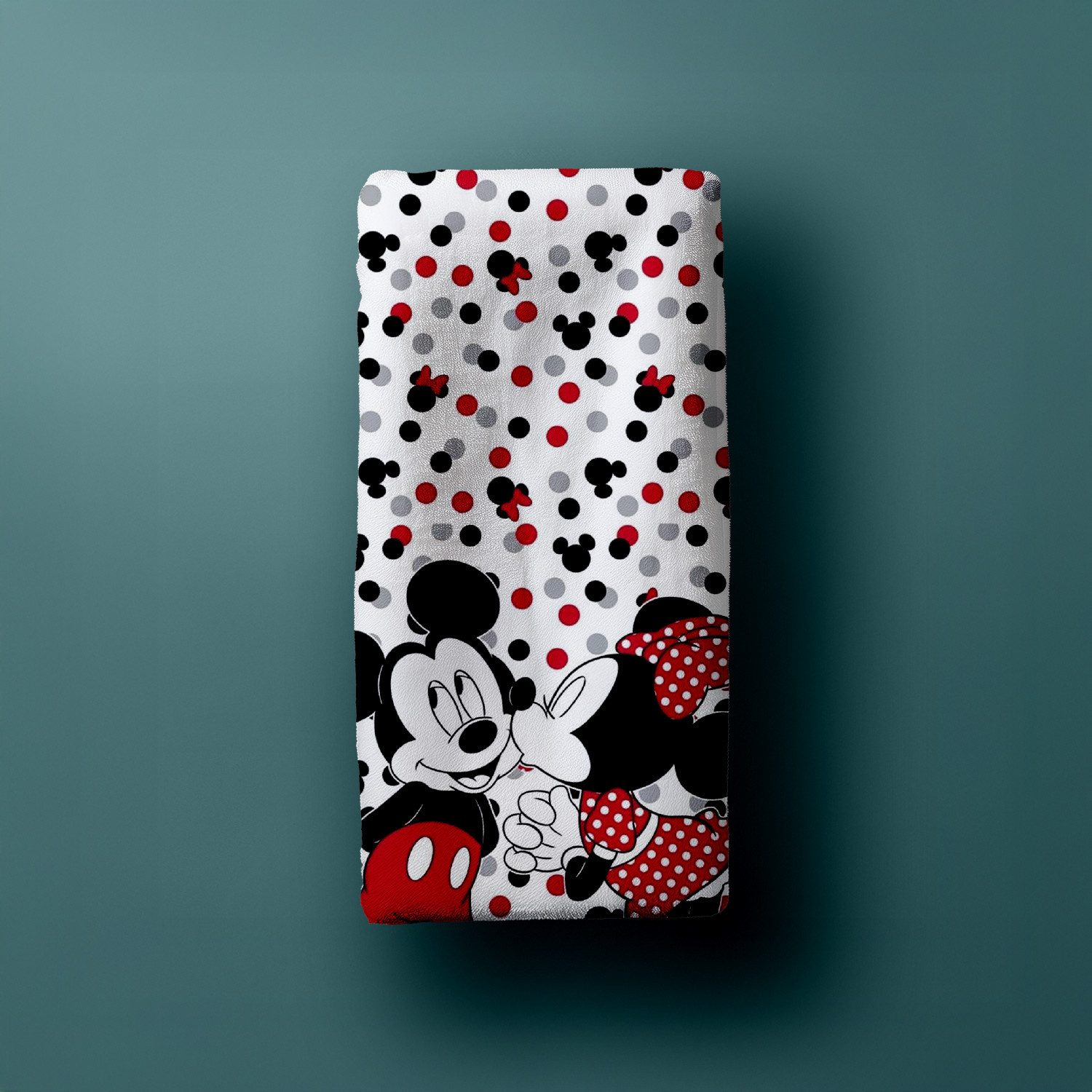 AY!Max Полотенца Minnie Mickey Duschtuch Strandtuch Badetuch 70 x 140 cm, (1 Duschtuch, 1-St), Langlebig