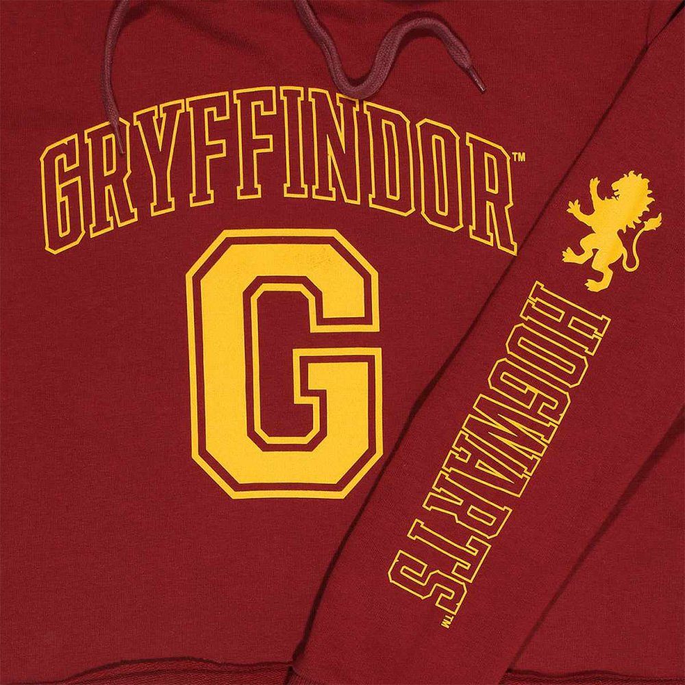 Heroes Inc Kapuzenpullover Gryffindor College Style Cropped Hoodie - Harry Potter