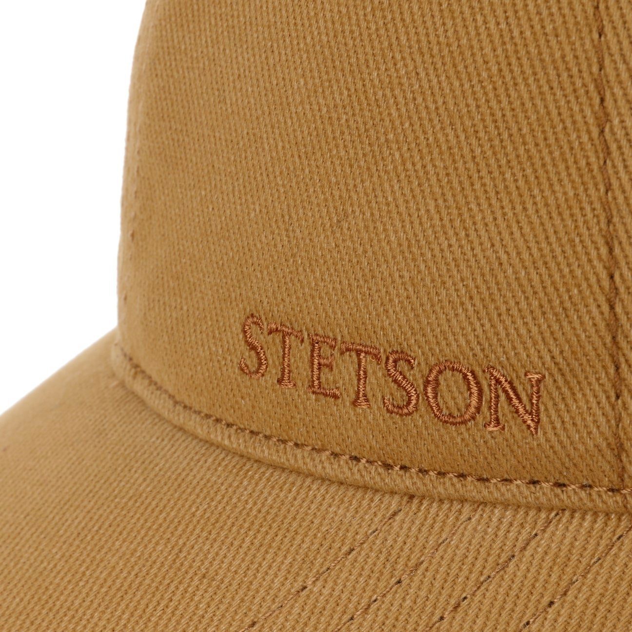 Basecap Baseball hellbraun Cap (1-St) Metallschnalle Stetson