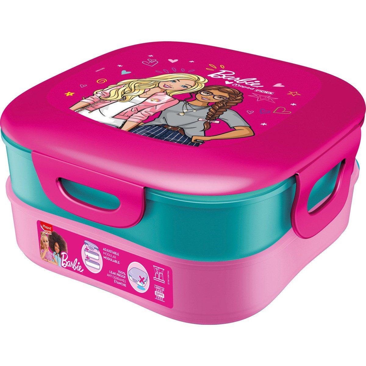 MAPED Lunchbox Maped Lunch Box Barbie CONCEPT KIDS 3in1