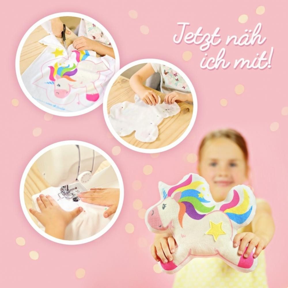 kullaloo Stoff - Einhorn LADY LU - Kinder-Nähset Serie Magic World