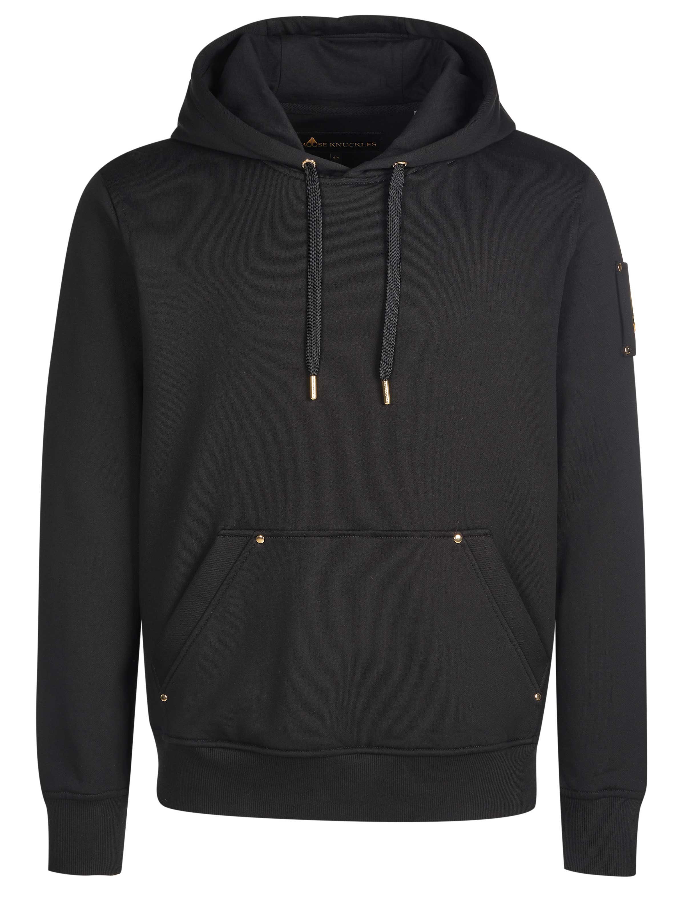 Moose Knuckles Hoodie Moose Knuckles Pullover schwarz