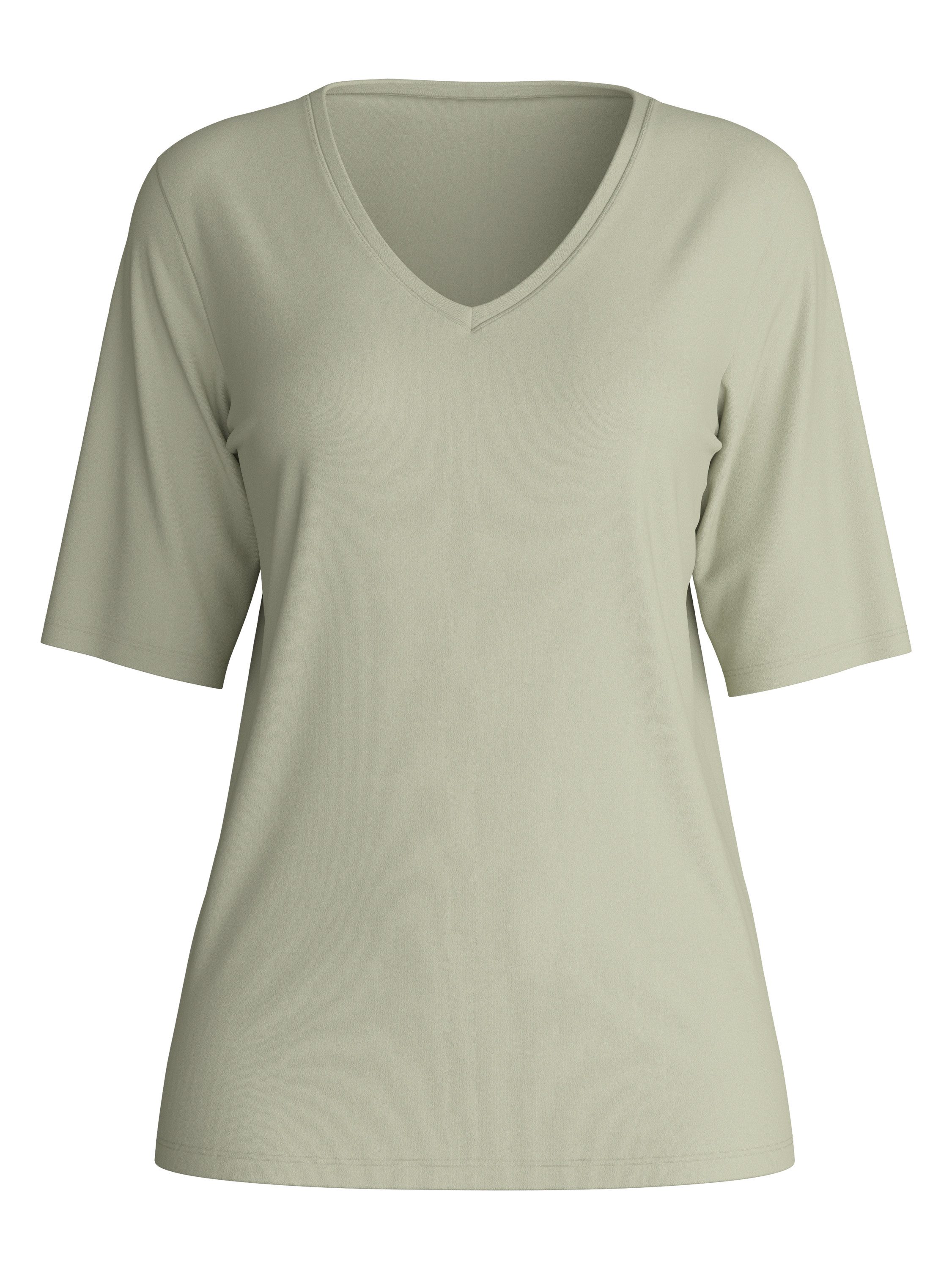 CALIDA Kurzarmshirt Favourites Arts Damen (1-tlg) glatte Interlock-Qualität und angenehm weich