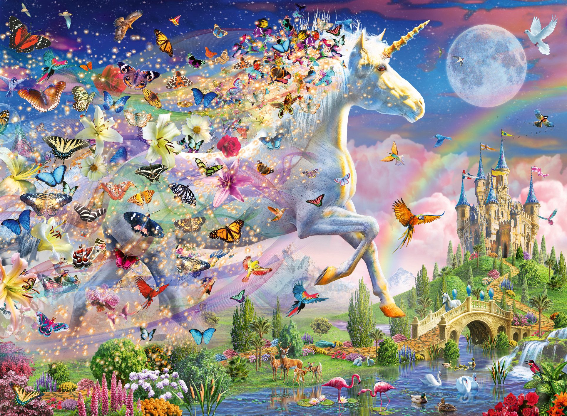 Ravensburger Puzzle Star Line, Leuchtendes Schmetterlingseinhorn, günstig online kaufen